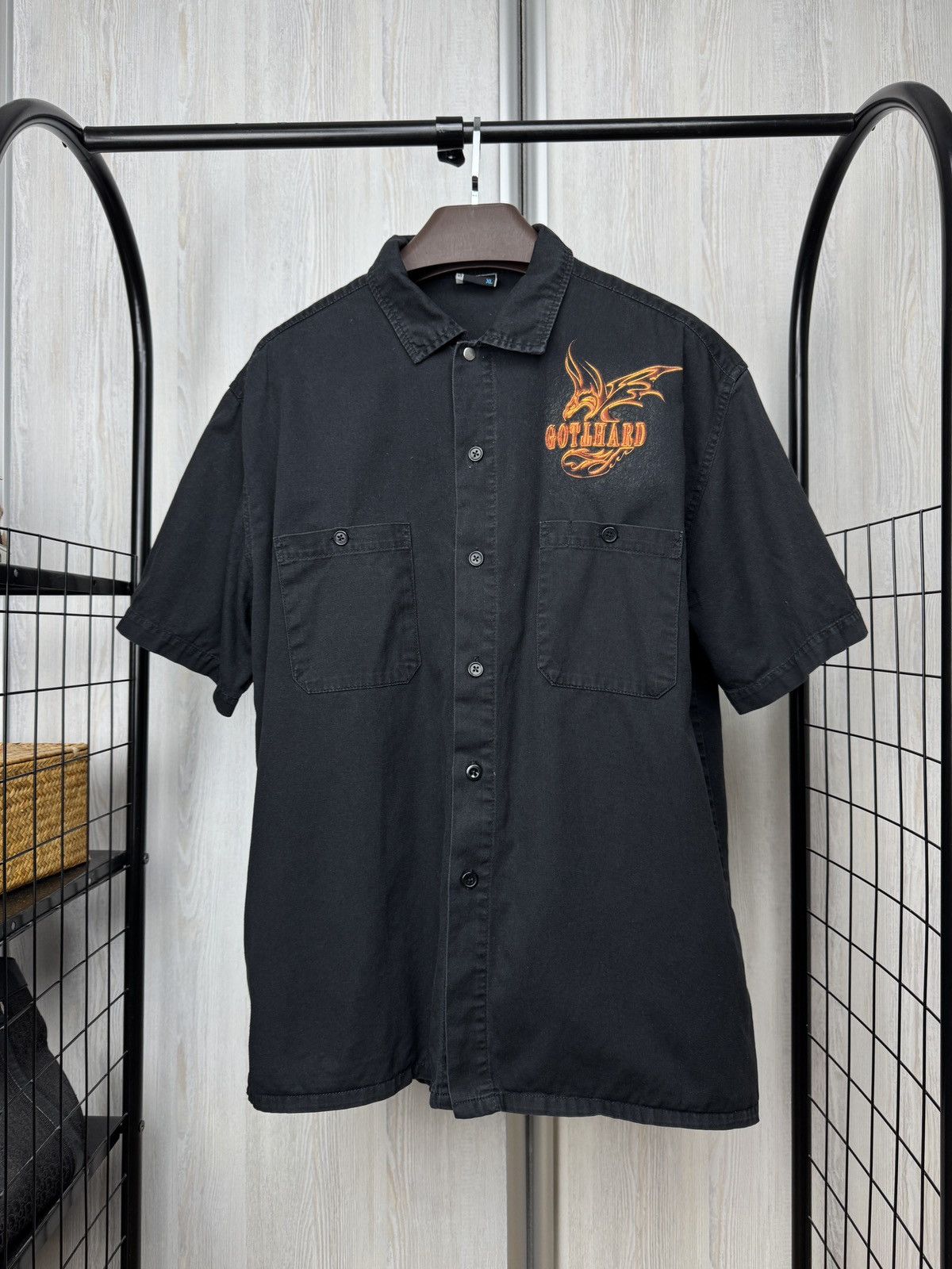 Band Tees Gotthard Firebirth vintage black short sleeve shirt Size US XL / EU 56 / 4 - 3 Thumbnail