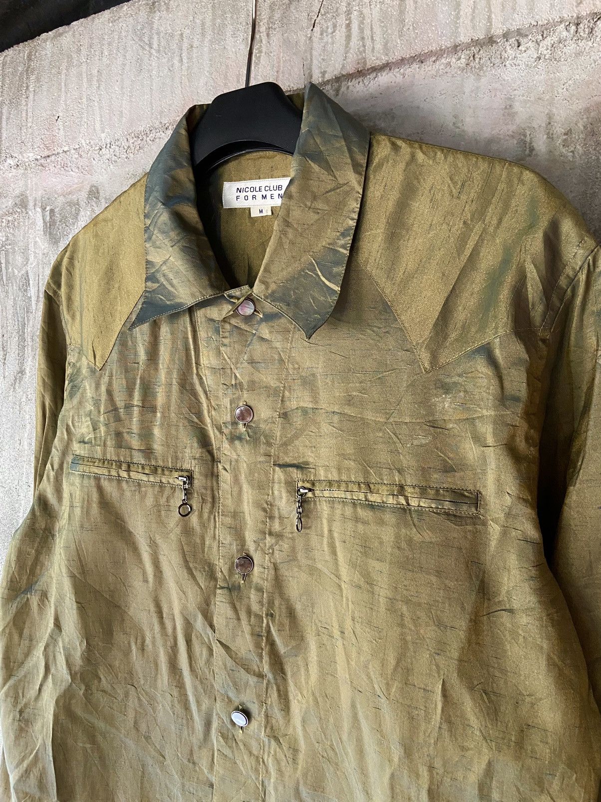 Nicole Club NICOLE CLUB FOR MEN GRADATION COLOR BUTTON DOWN SHIRT Size US M / EU 48-50 / 2 - 3 Thumbnail