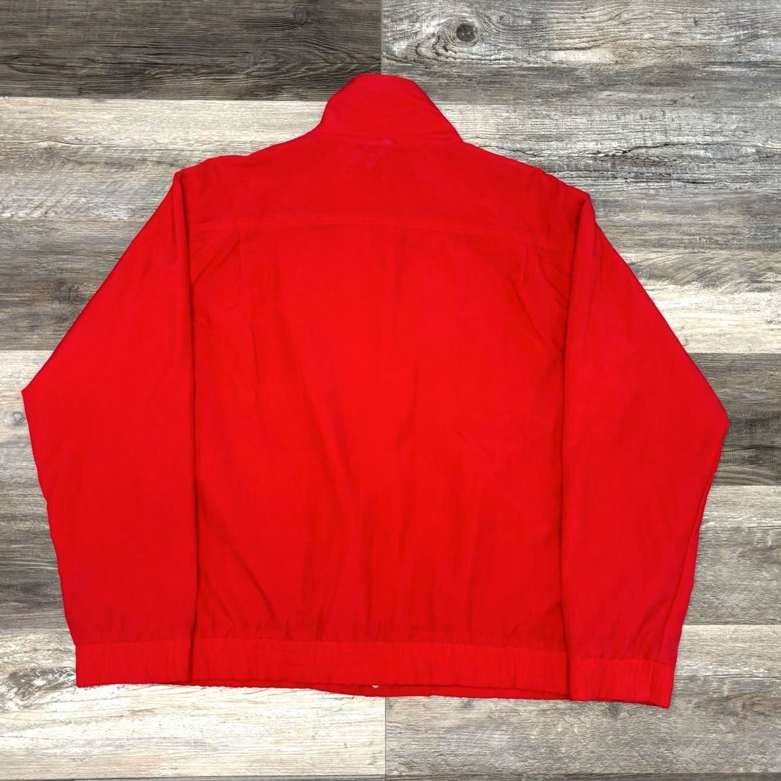 Vintage VINTAGE Gear Red Mens Large Nylon Waterproof Windbreaker Jacket 90s Jack Daniels Logo Size US L / EU 52-54 / 3 - 3 Thumbnail