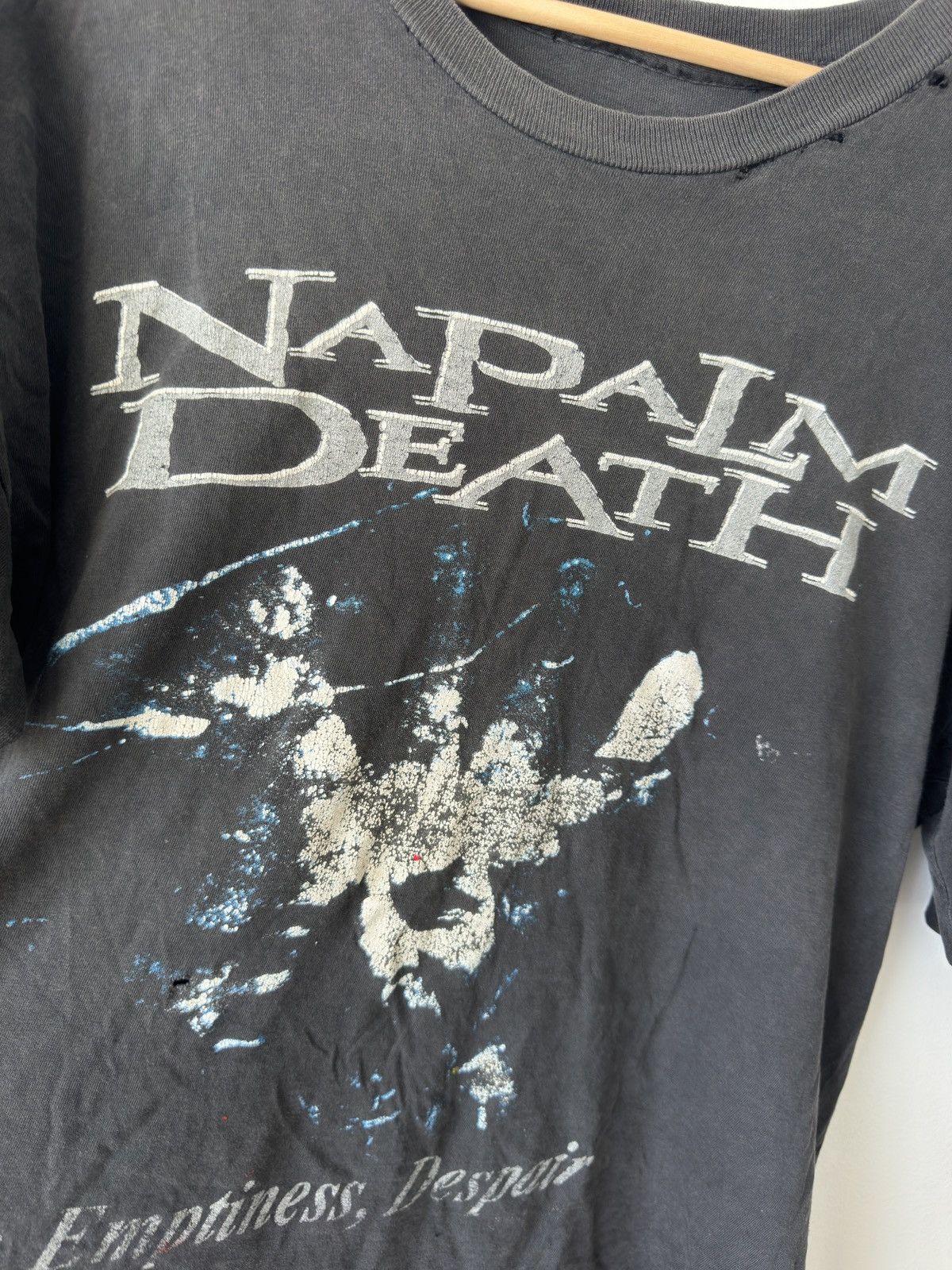 Band Tees × Vintage OG Single Stitch Napalm Death Tee Size US XL / EU 56 / 4 - 4 Thumbnail
