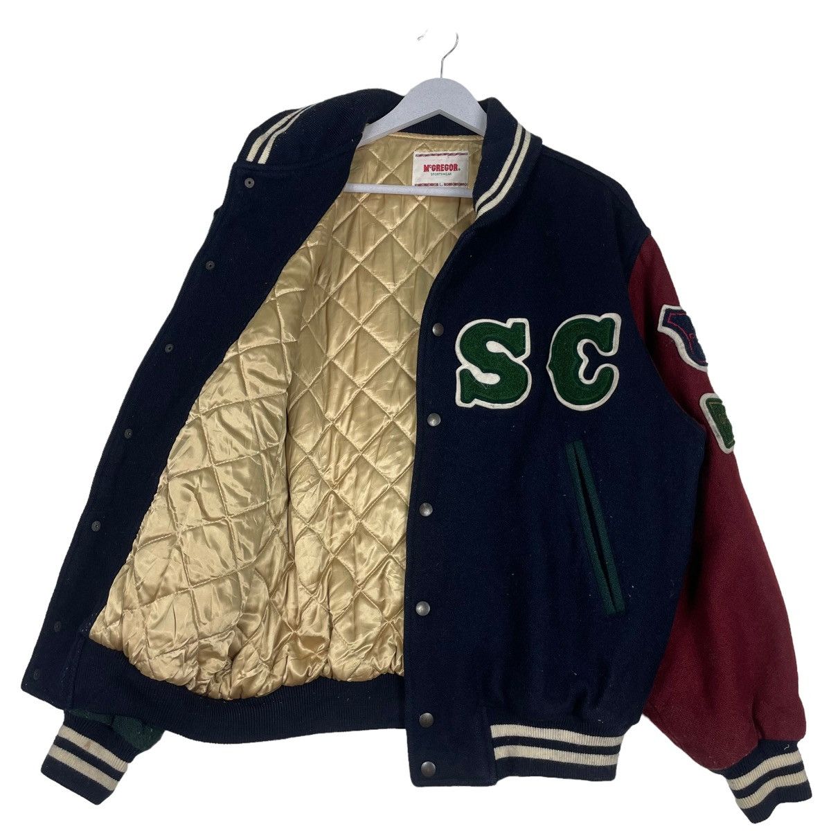Japanese Brand × McGregor 💥MCGREGOR CITY VARSITY MULTICOLOUR JACKET Size US L / EU 52-54 / 3 - 8 Thumbnail