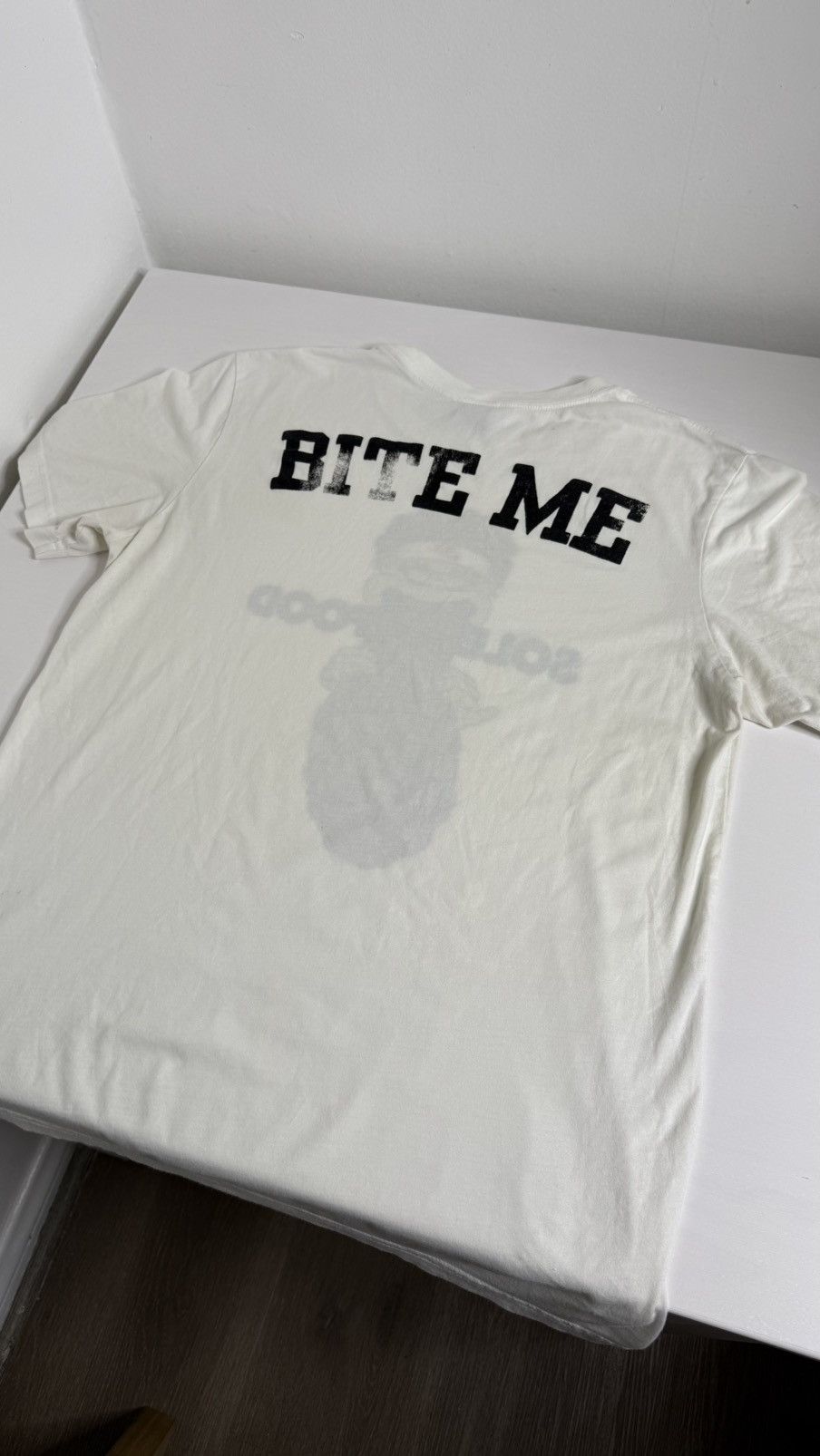 Nike × Vintage Vintage Nike Y2K Bite Me Tee “White” Size US L / EU 52-54 / 3 - 2 Thumbnail