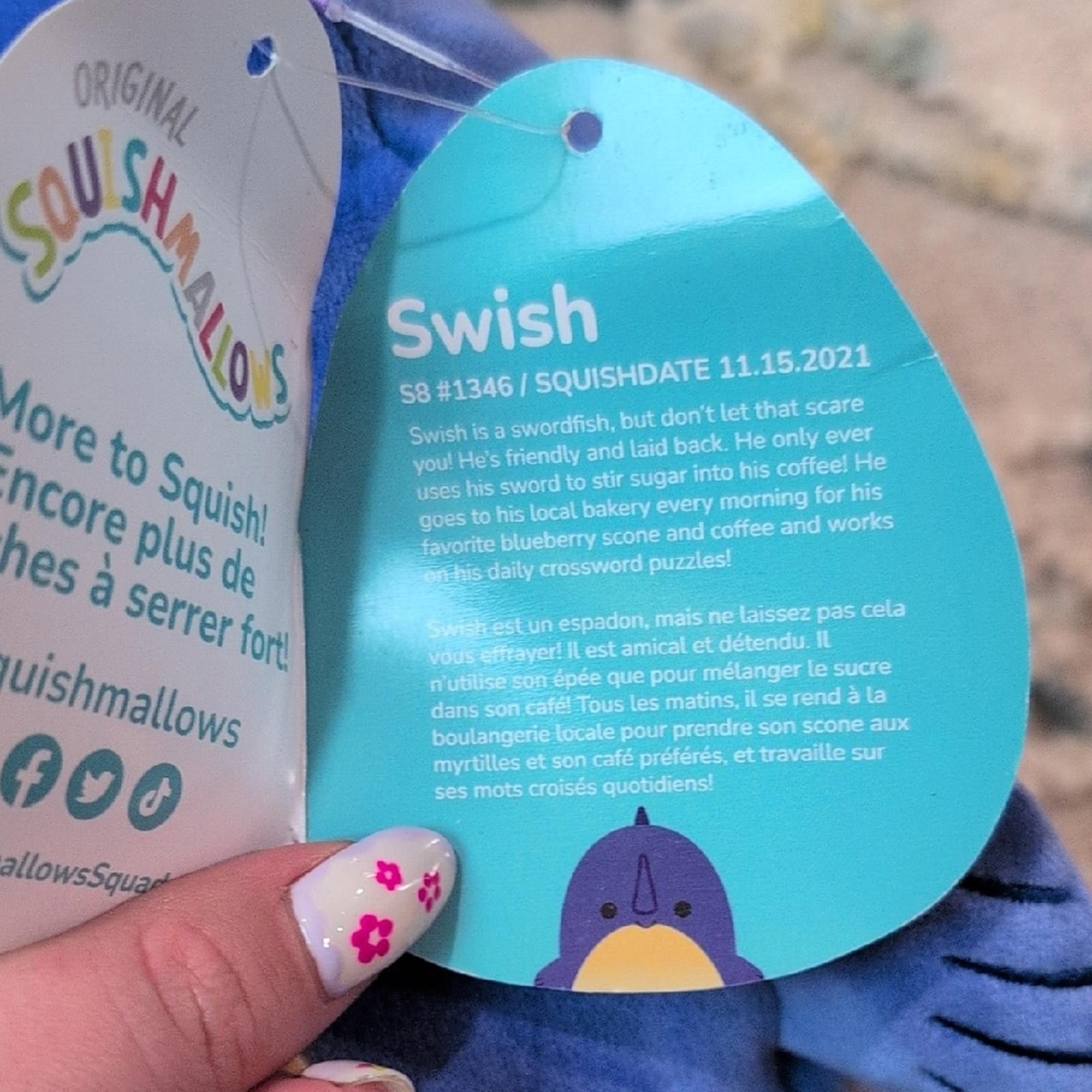 Designer swish the squishmallow Size ONE SIZE - 2 Thumbnail