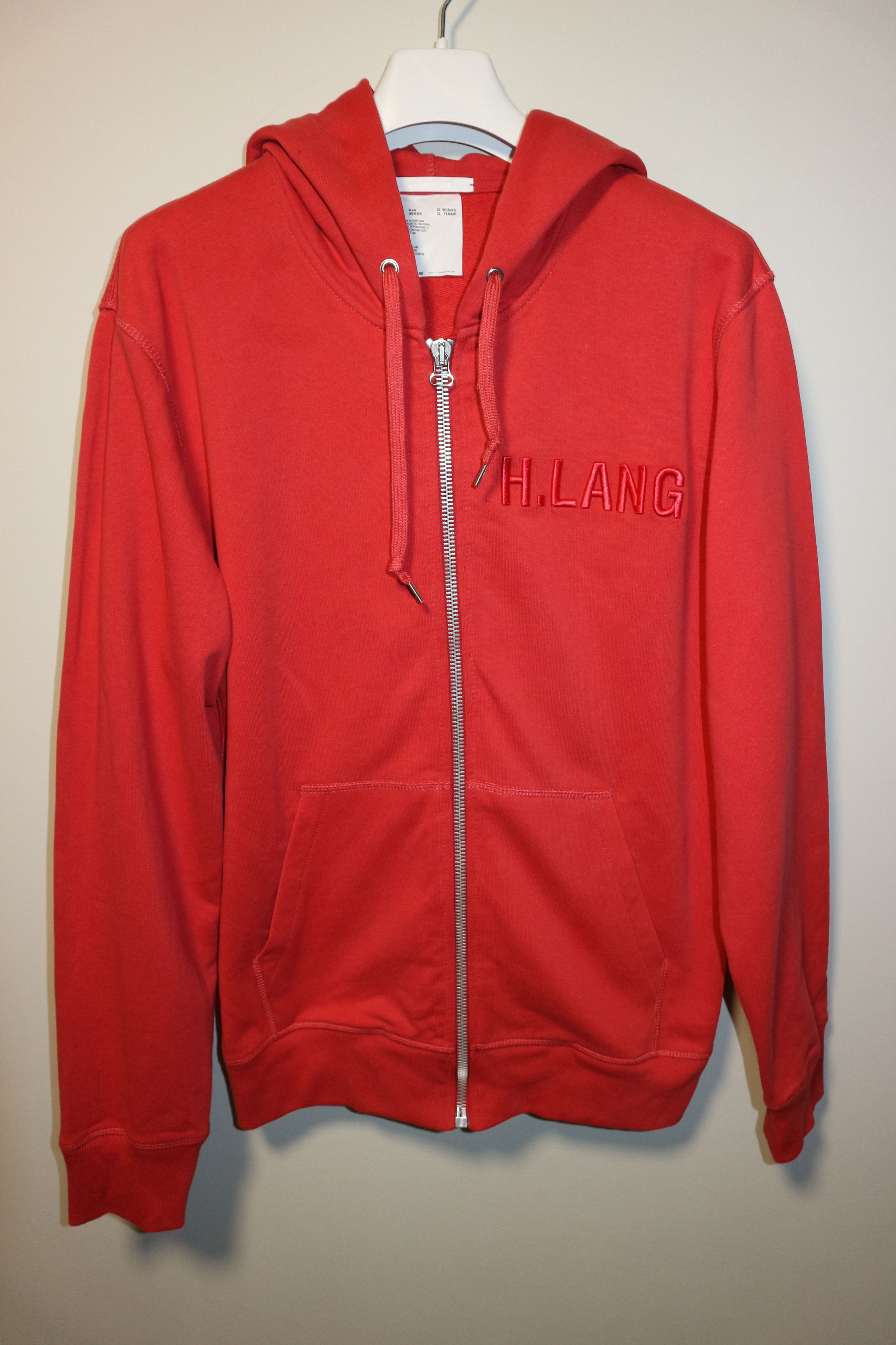 Helmut Lang Ebroidered logo hoodie Size US L / EU 52-54 / 3 - 1 Thumbnail