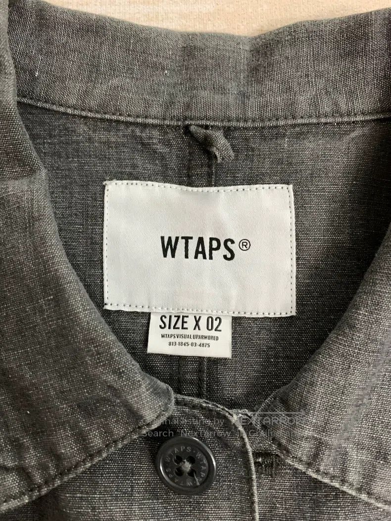 Wtaps Wtaps Dark gray two-pocket shirt Size US M / EU 48-50 / 2 - 4 Thumbnail