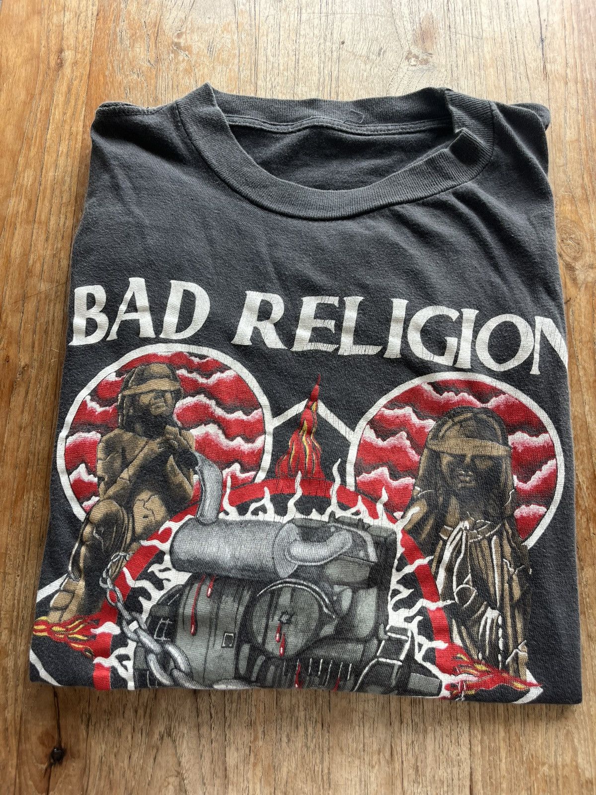 Band Tees Vintage BAD RELIGION GENERATOR 1992’s art design T-shirt Size US XL / EU 56 / 4 - 1 Thumbnail