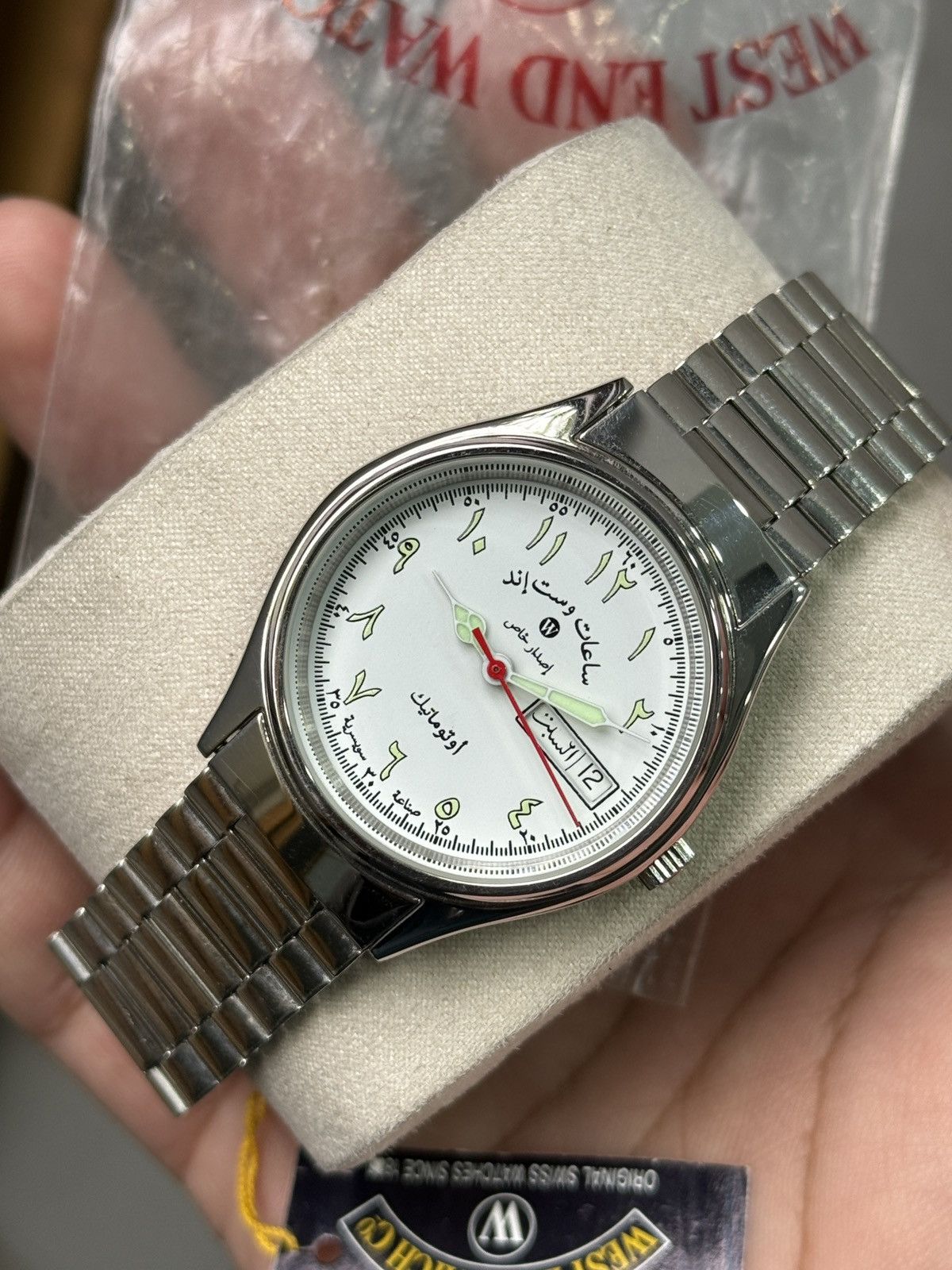 image of Vintage Westend Watch Co Prima in White, Men's (Size 36)