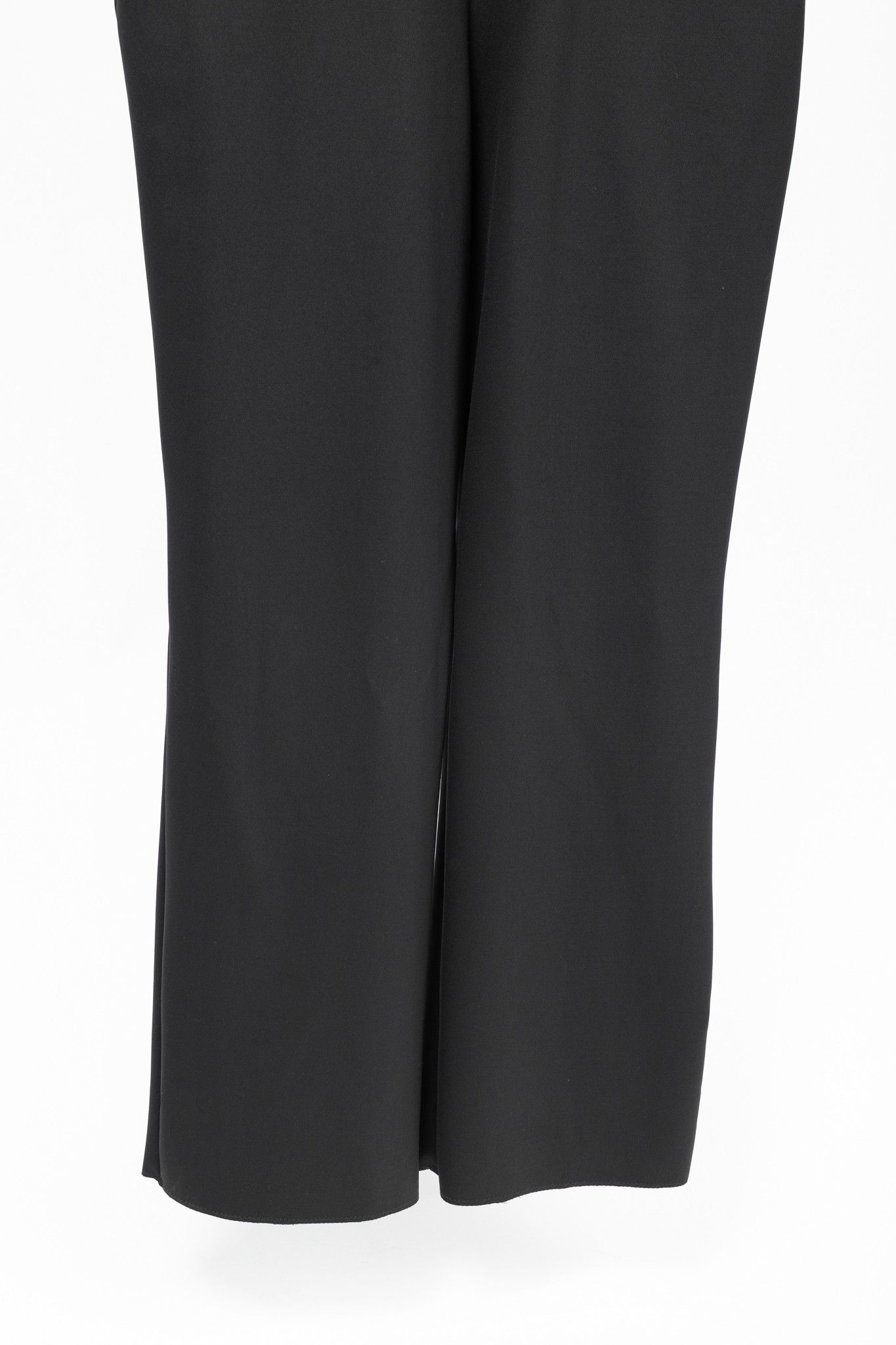Marie Saint Pierre Marie Saint Pierre Black Neoprene Mesh-Trim Jumpsuit Size 38" / US 16 / IT 52 - 5 Thumbnail
