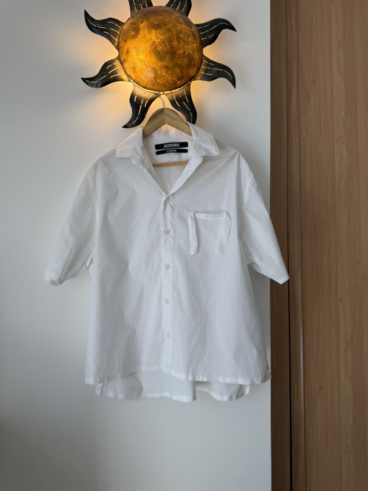 Jacquemus Jacquemus white short sleeve shirt Size US XL / EU 56 / 4 - 1 Thumbnail