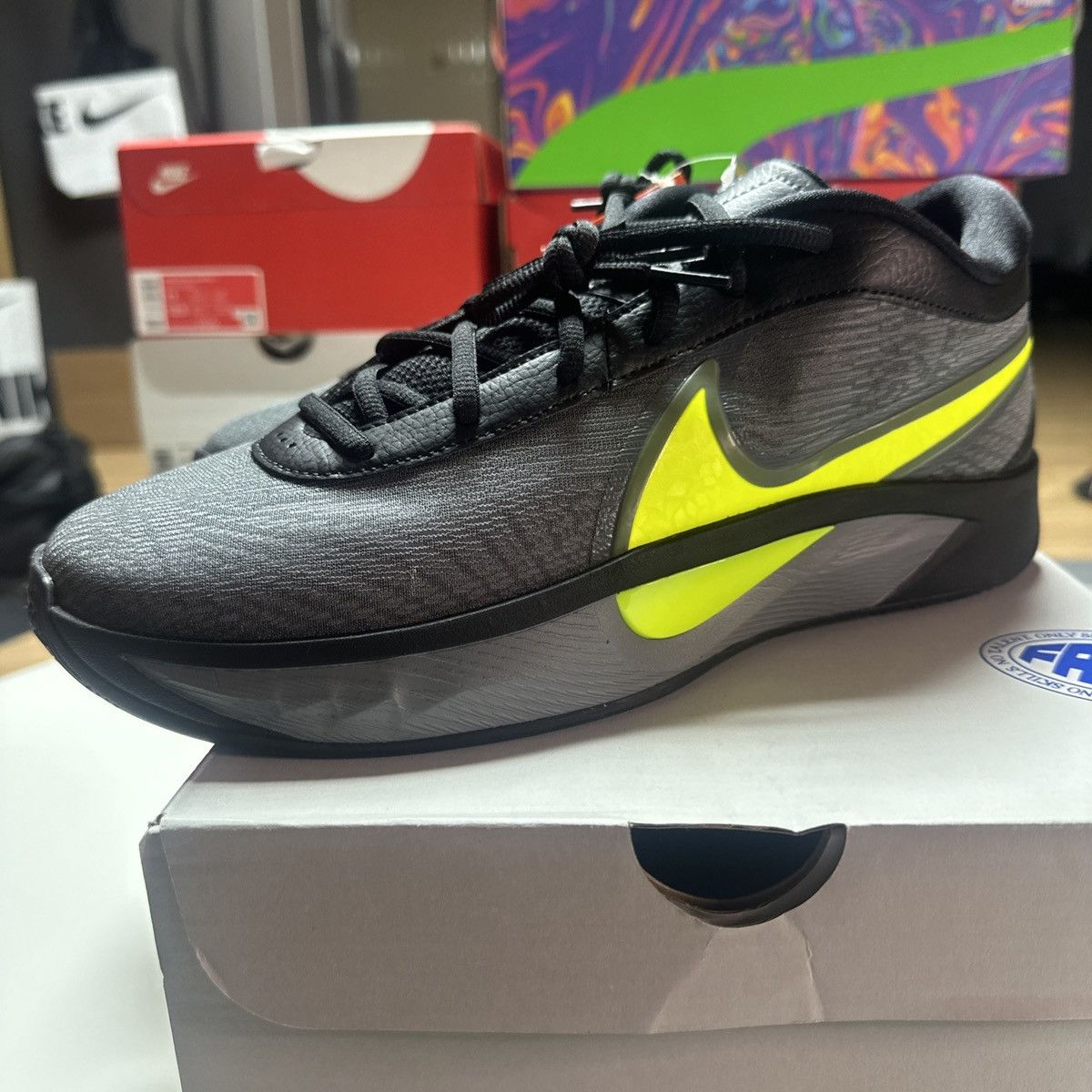 Nike Nike Giannis Freak 6 EP Naija Black Volt Men US Size 10.5 Size US 10.5 / EU 43-44 - 1 Thumbnail