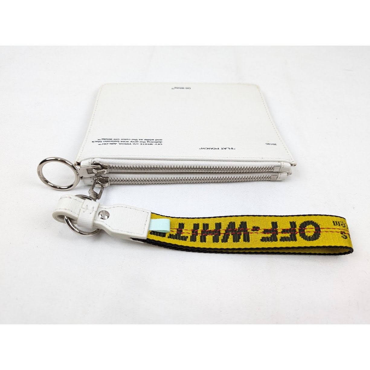 Off-White o1rshd1 Size: OS / Printed Flat Pouch in White Size ONE SIZE - 6 Thumbnail