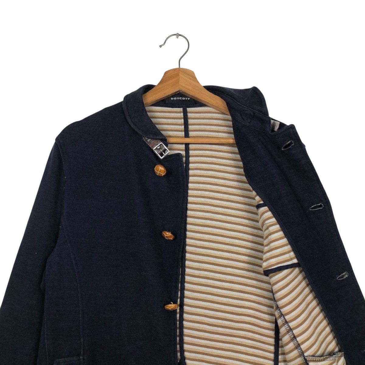 Boycott × Japanese Brand 📌Boycott Chore Worker Button Jacket Issey Miyake Size US M / EU 48-50 / 2 - 13 Thumbnail