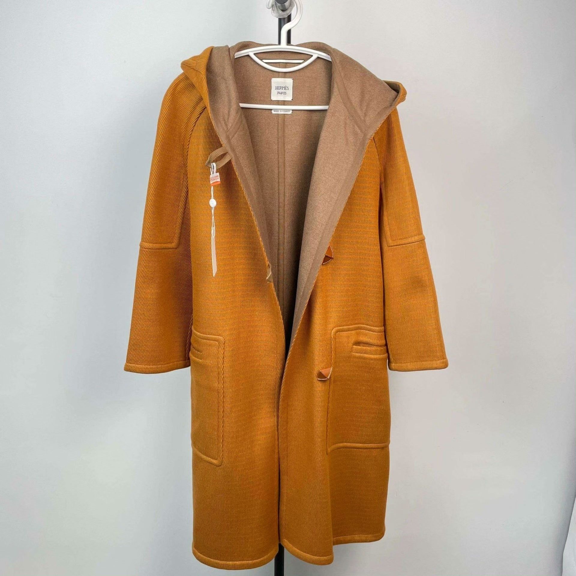 Hermes Hermes Orange Heavy Coat 34 Men Size US XS / EU 42 / 0 - 1 Thumbnail