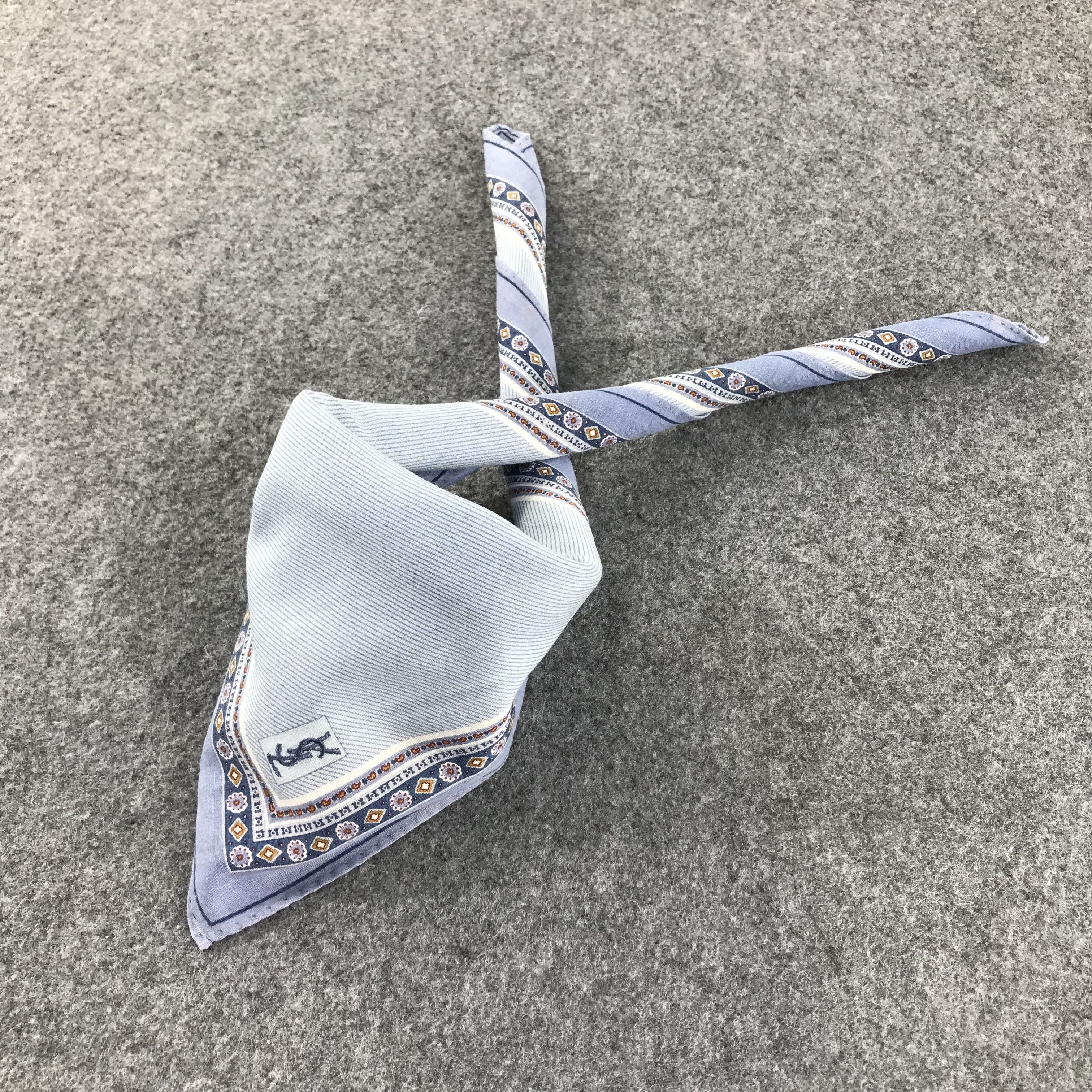 Yves Saint Laurent YSL Handkerchief Neckerchief Bandana H261 Size ONE SIZE - 3 Thumbnail