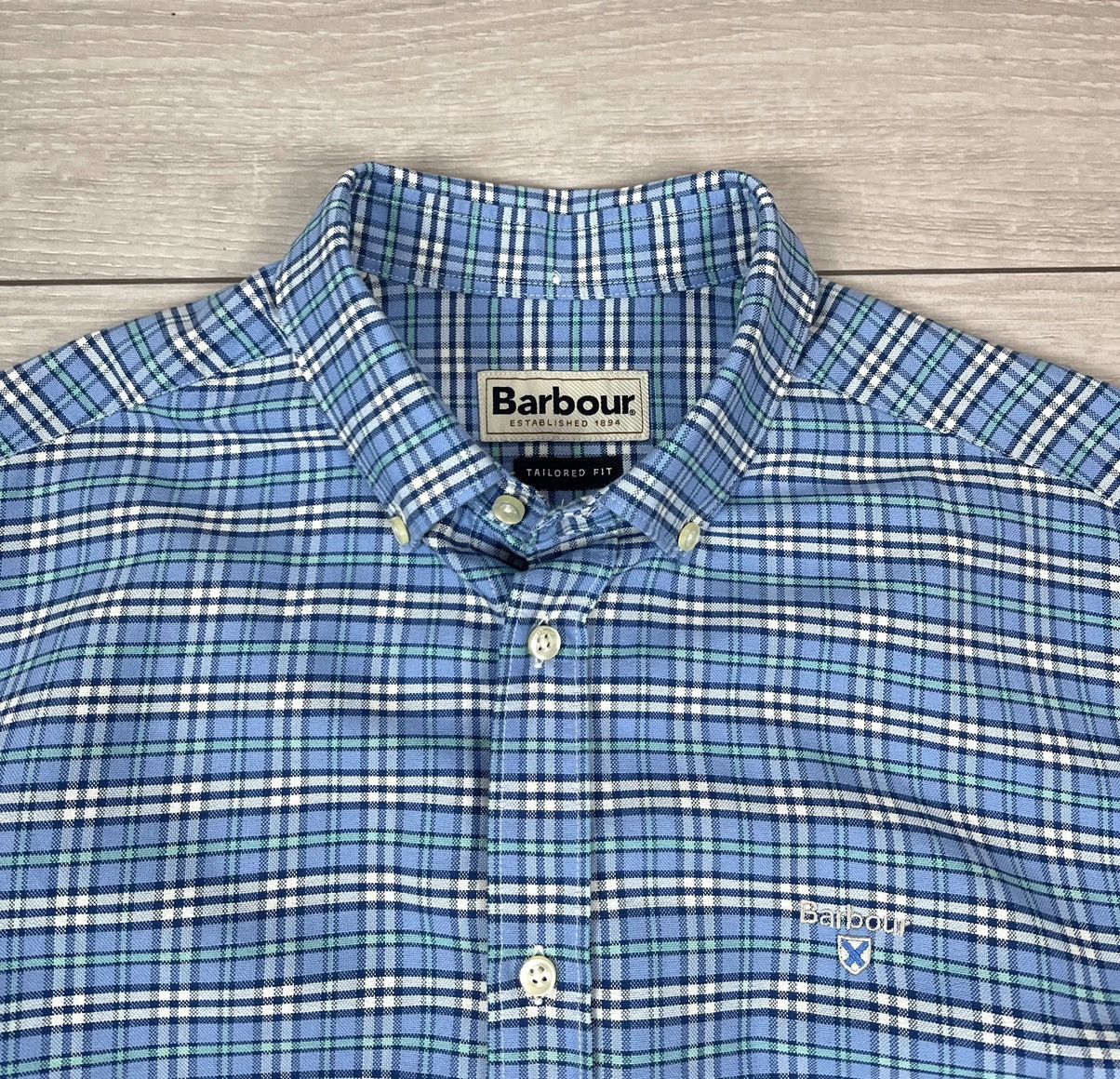 Barbour Barbour Highland 22 Tailored Oxford Checkered Shirt Size US M / EU 48-50 / 2 - 7 Thumbnail