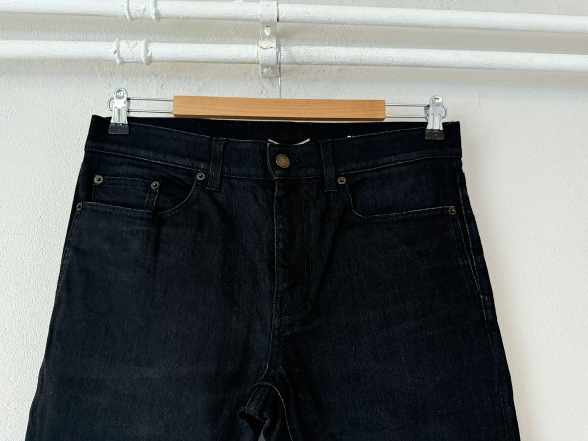 Saint Laurent Paris Saint Laurent D02 Skinny Black Jeans in Washed Stretch Denim Size US 32 / EU 48 - 2 Thumbnail