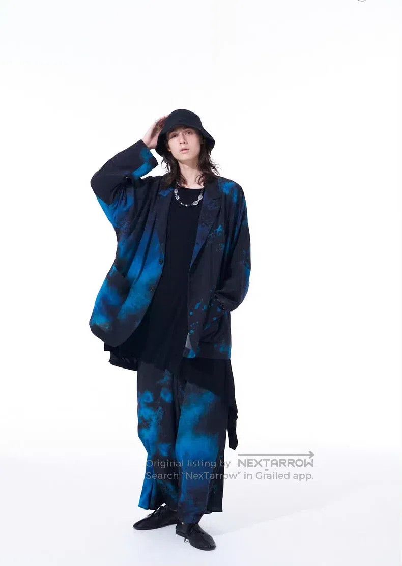 Yohji Yamamoto size 3 Splash-ink blazer