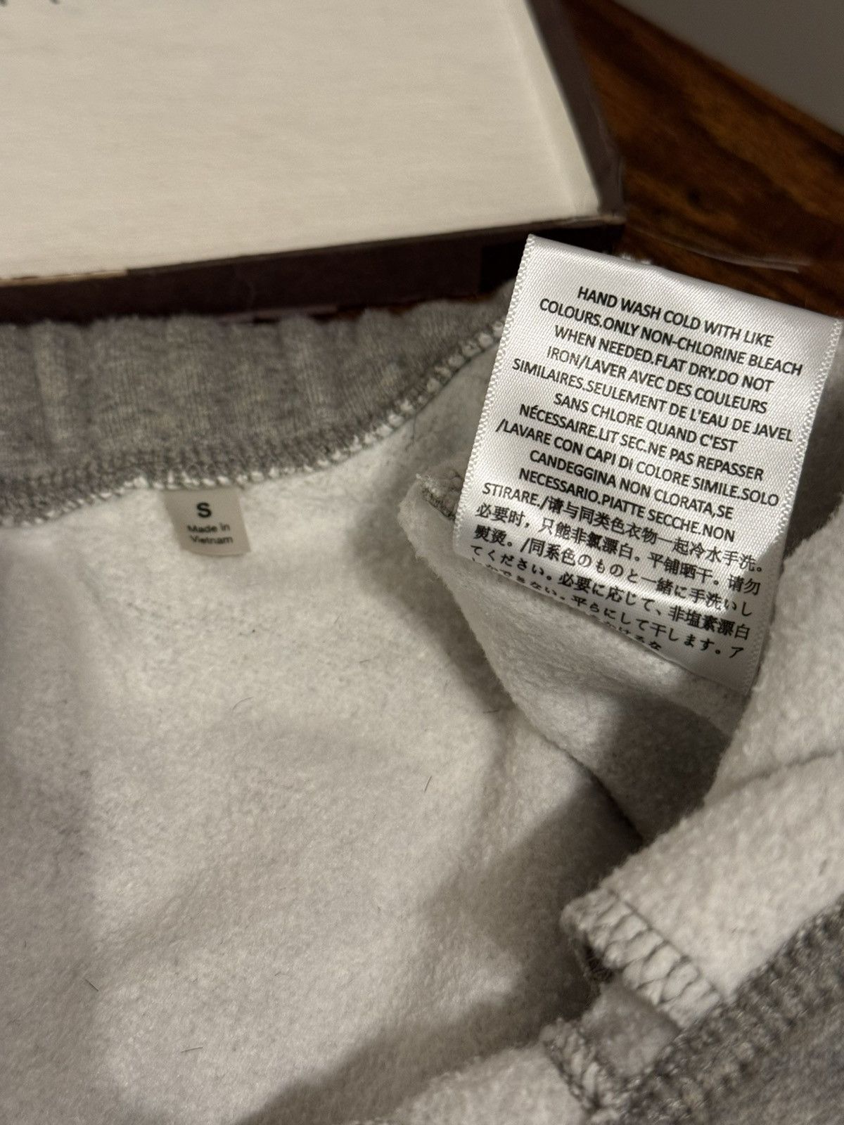 Fear of God 🔥Fear of God Essentials Sweatpants Dark Heather Oatmeal SZ S Size US 32 / EU 48 - 14 Thumbnail