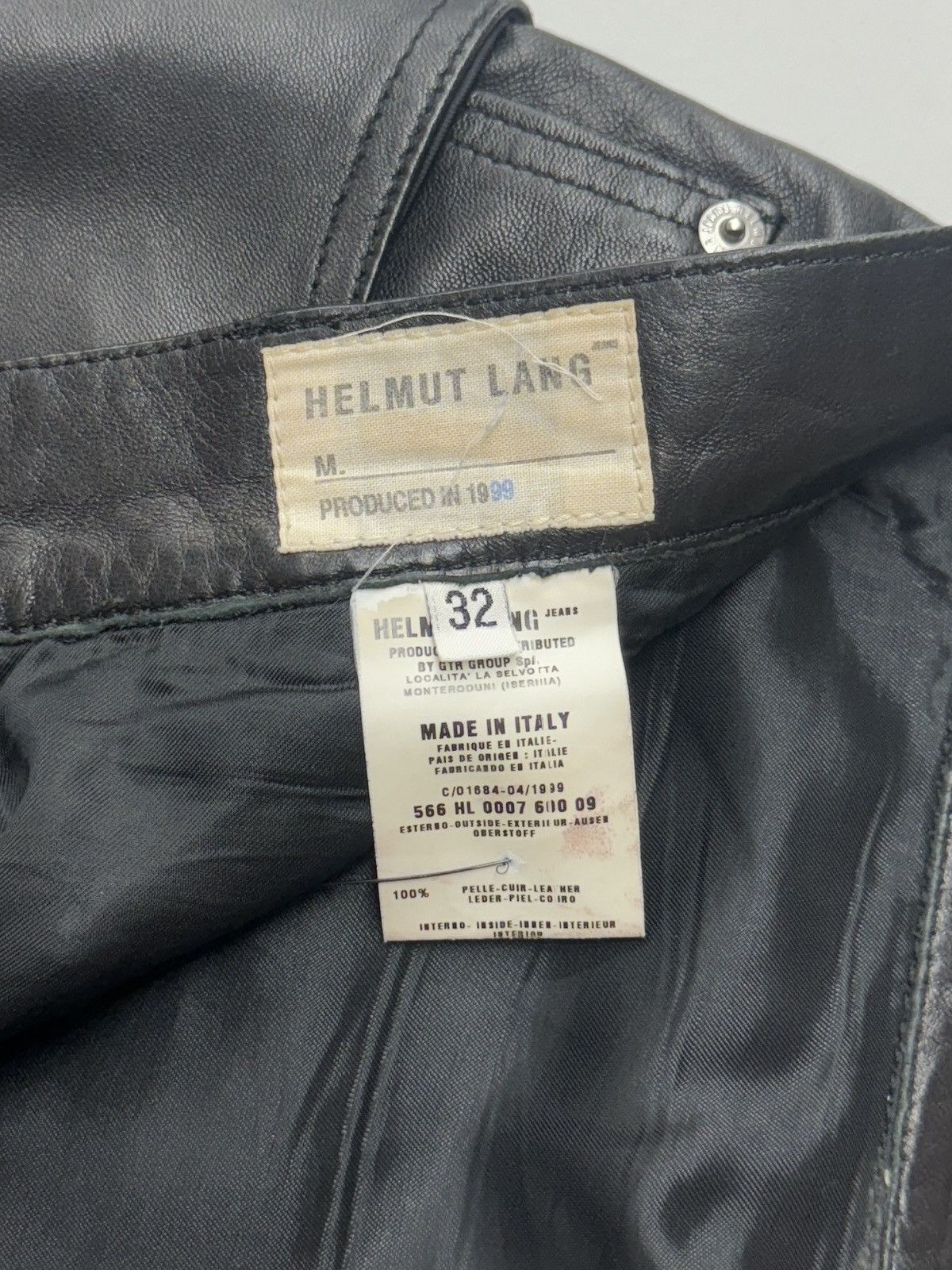 Helmut Lang 1999 Leather Pants Size US 32 / EU 48 - 4 Thumbnail