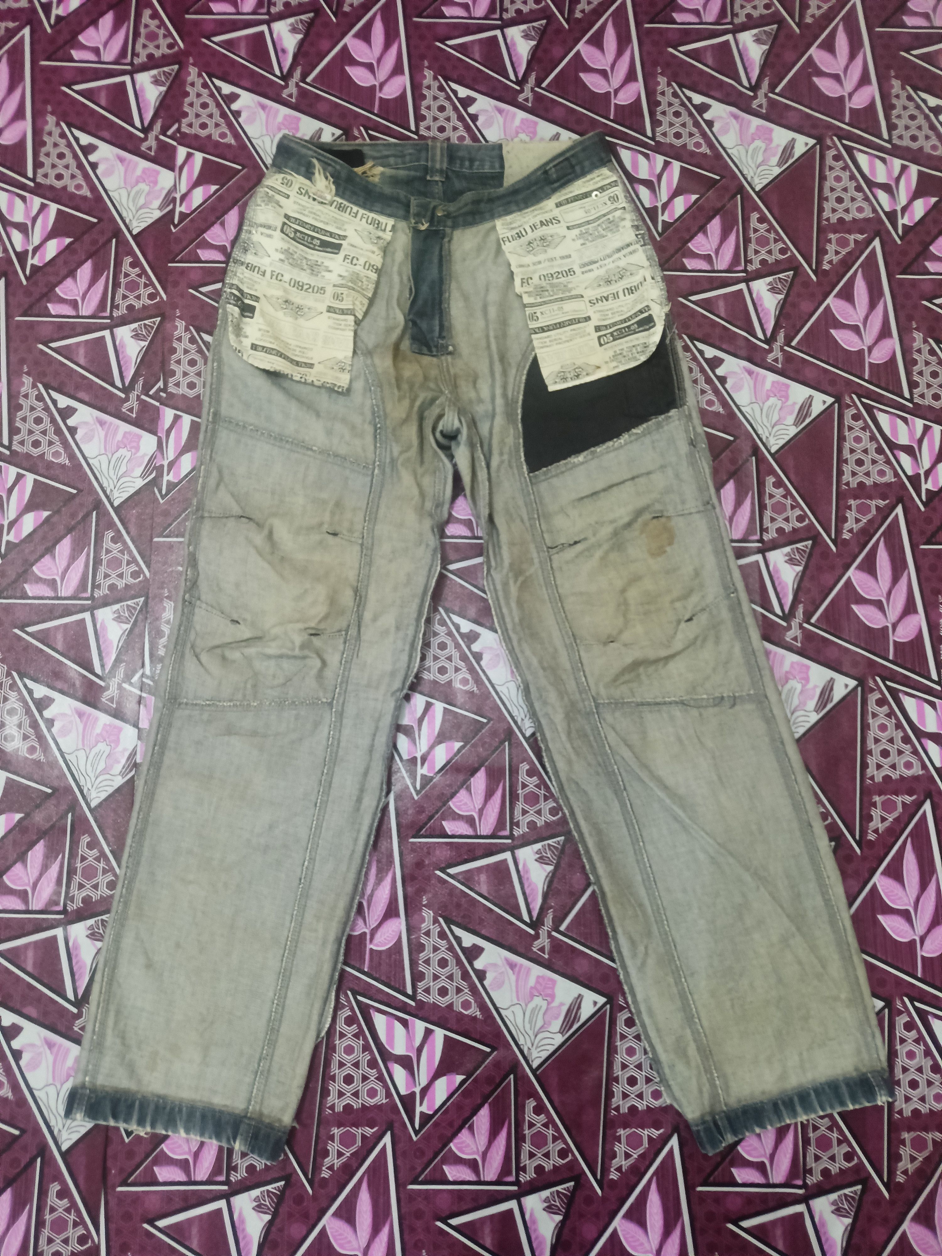 Fubu × Japanese Brand Fubu jeans collection style distressed denim Size US 31 - 21 Thumbnail