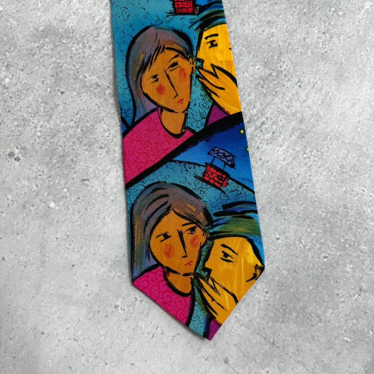 Vintage Vintage 1991 The Beatles Do You Want Know A Secret Silk Tie Size ONE SIZE - 3 Thumbnail