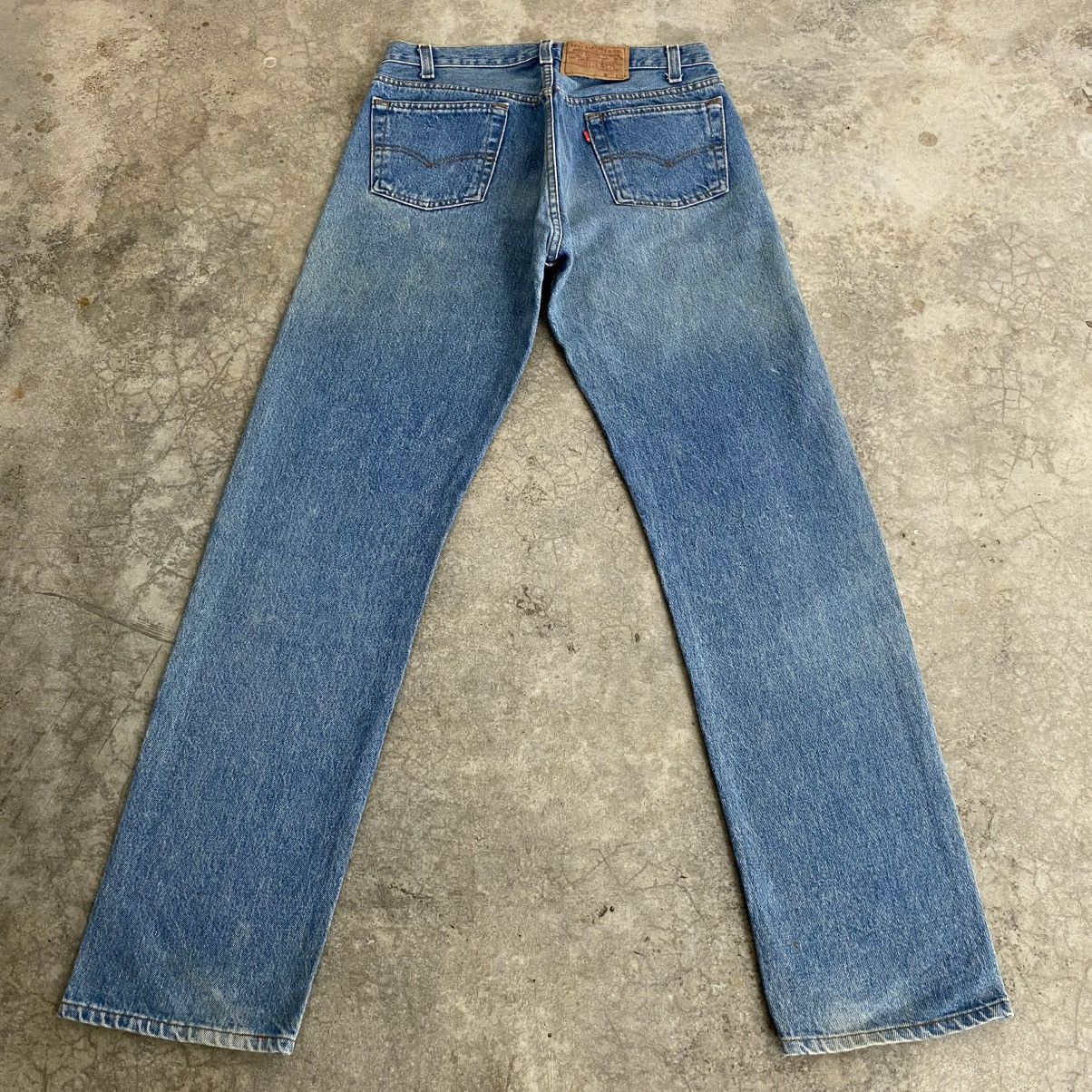 Levi's Vintage 80’s Levis 501 Faded Stonewashed Blue Jeans Size US 30 / EU 46 - 7 Thumbnail