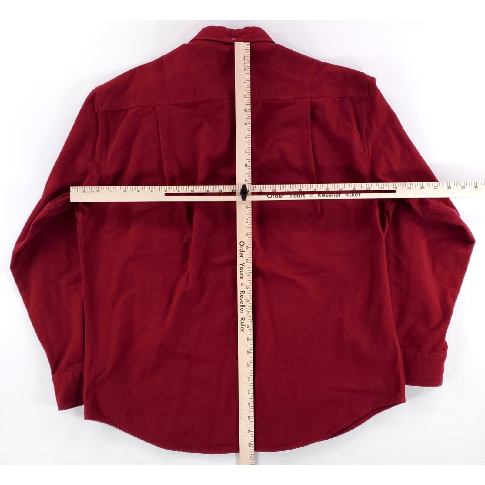 Vintage Cabela's Shirt Button-Up Red Long Sleeve Mens L Deerskin Soft Chamois Size US L / EU 52-54 / 3 - 4 Thumbnail