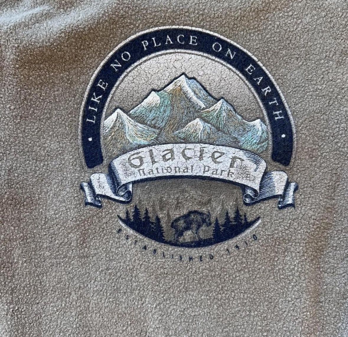 Other Vintage Glacier National Park Sweatshirt Size US L / EU 52-54 / 3 - 3 Thumbnail