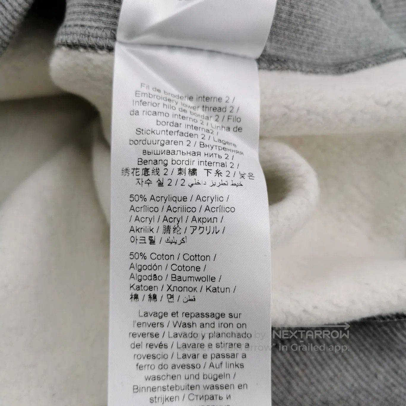 Kenzo Kenzo M Cotton Gray Logo Crewneck Sweatshirt. Size US L / EU 52-54 / 3 - 9 Thumbnail