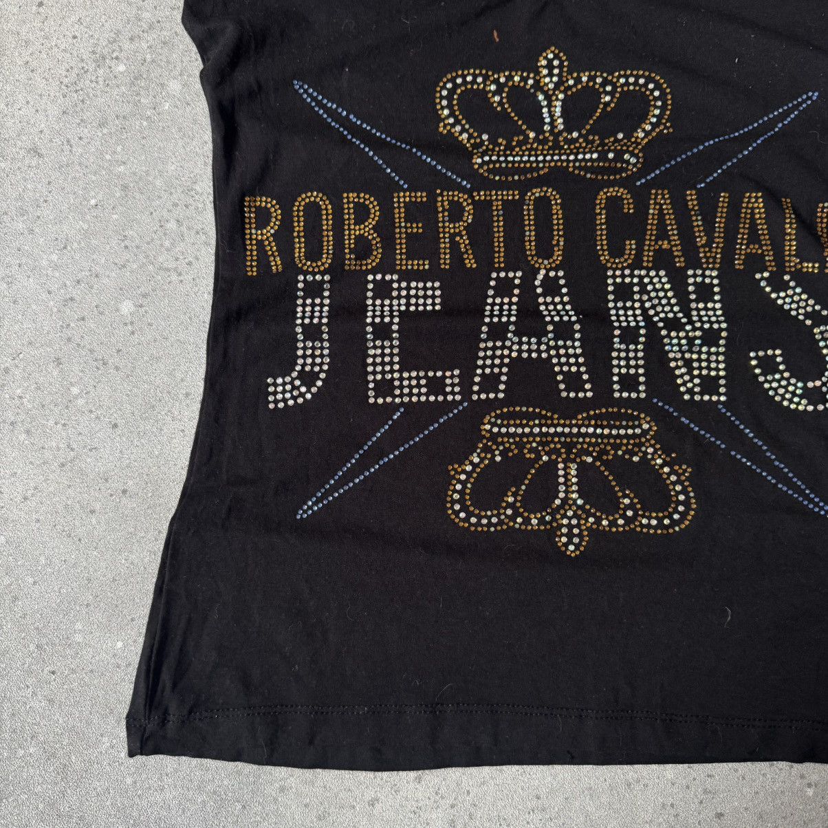 Roberto Cavalli Roberto Cavalli Vintage Y2K Rhinestones T-Shirt Size S / US 4 / IT 40 - 6 Thumbnail