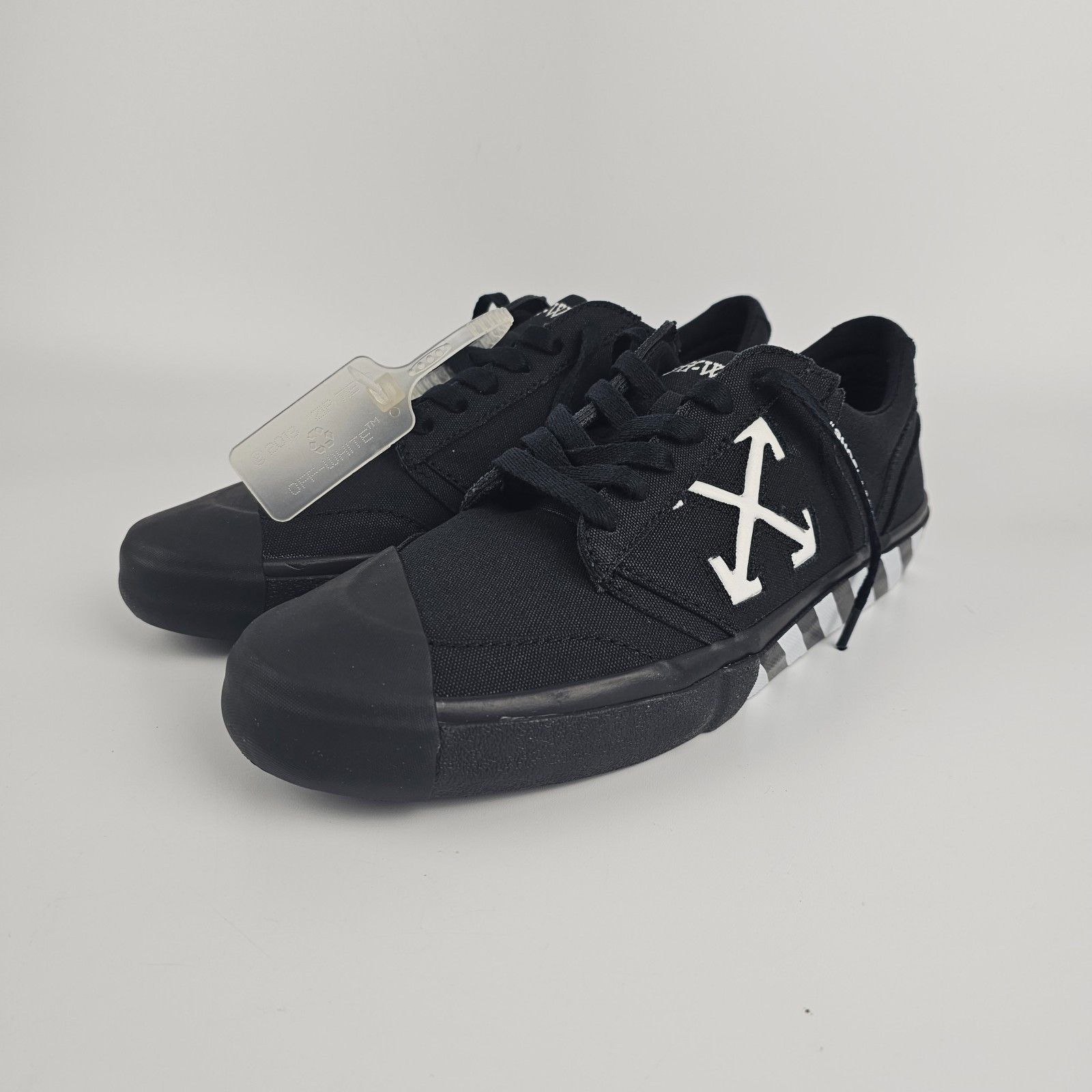 Off-White OFF-WHITE Vulcanized Black Sneakers New & Authentic (Men's s Size US 7 / EU 40 - 1 Thumbnail