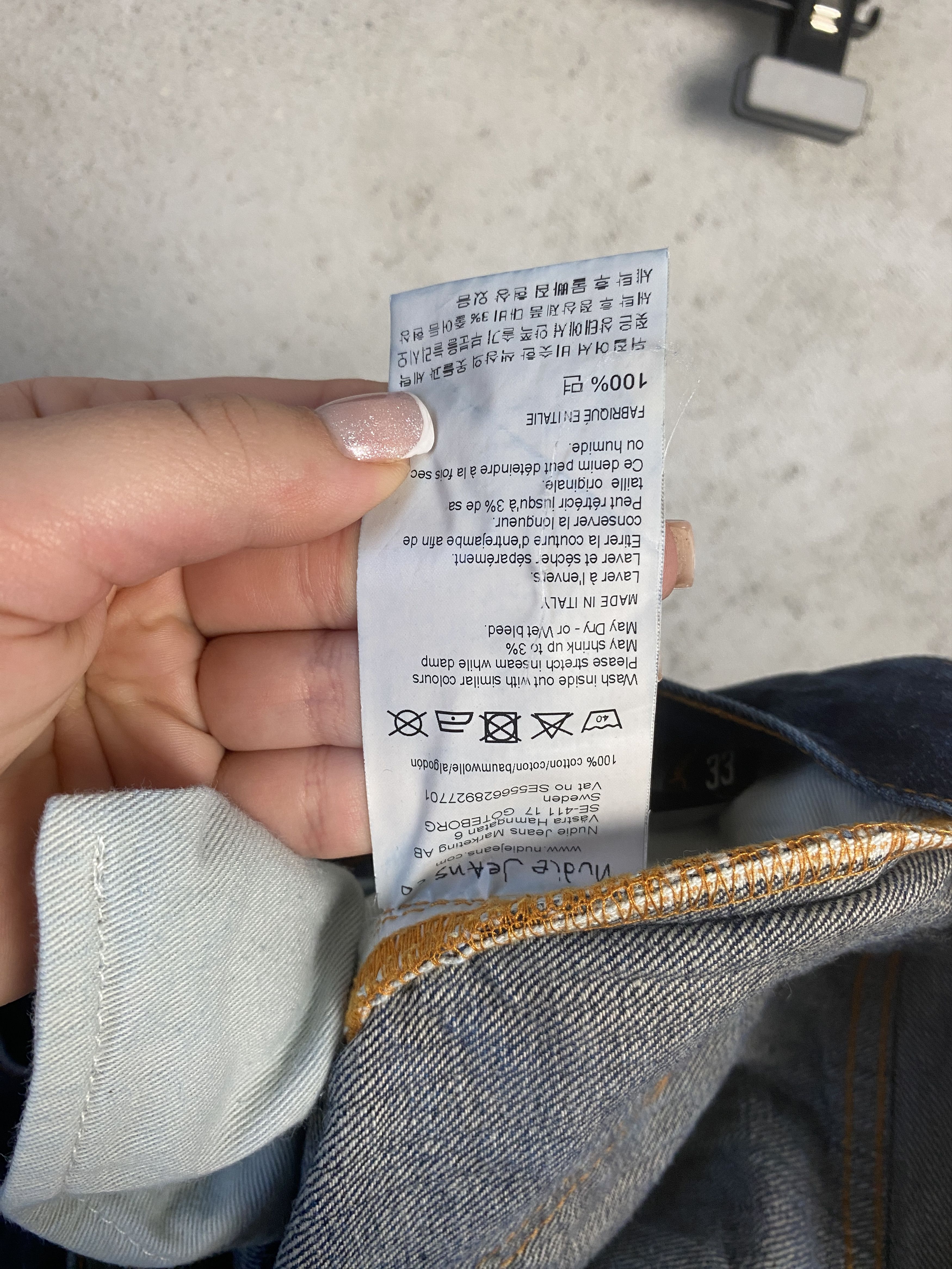 Nudie Jeans Nudie Jeans Grim Tim jeans denim pants Size US 33 - 8 Thumbnail