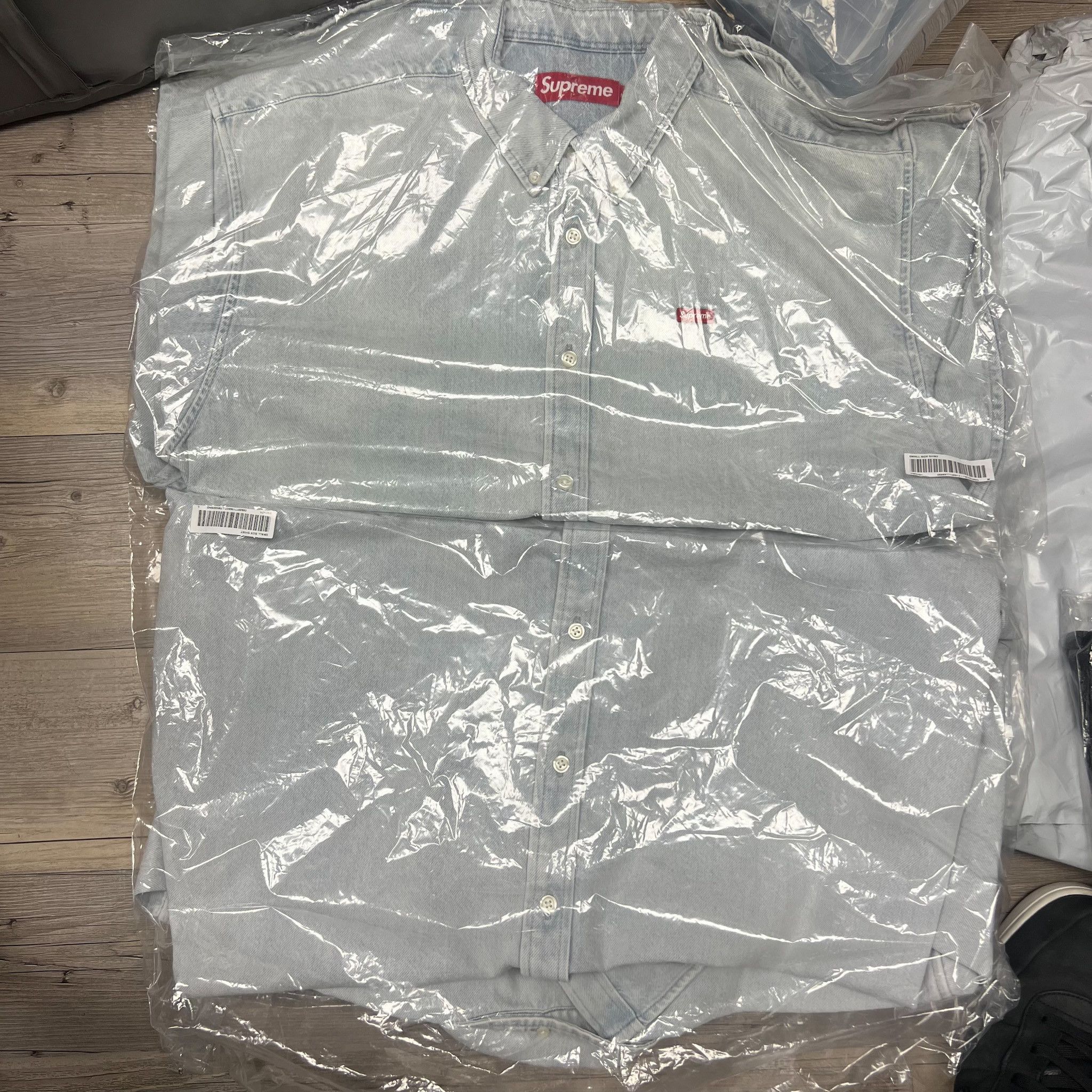 Hypebeast × Streetwear × Supreme Supreme Small Box Shirt Washed  