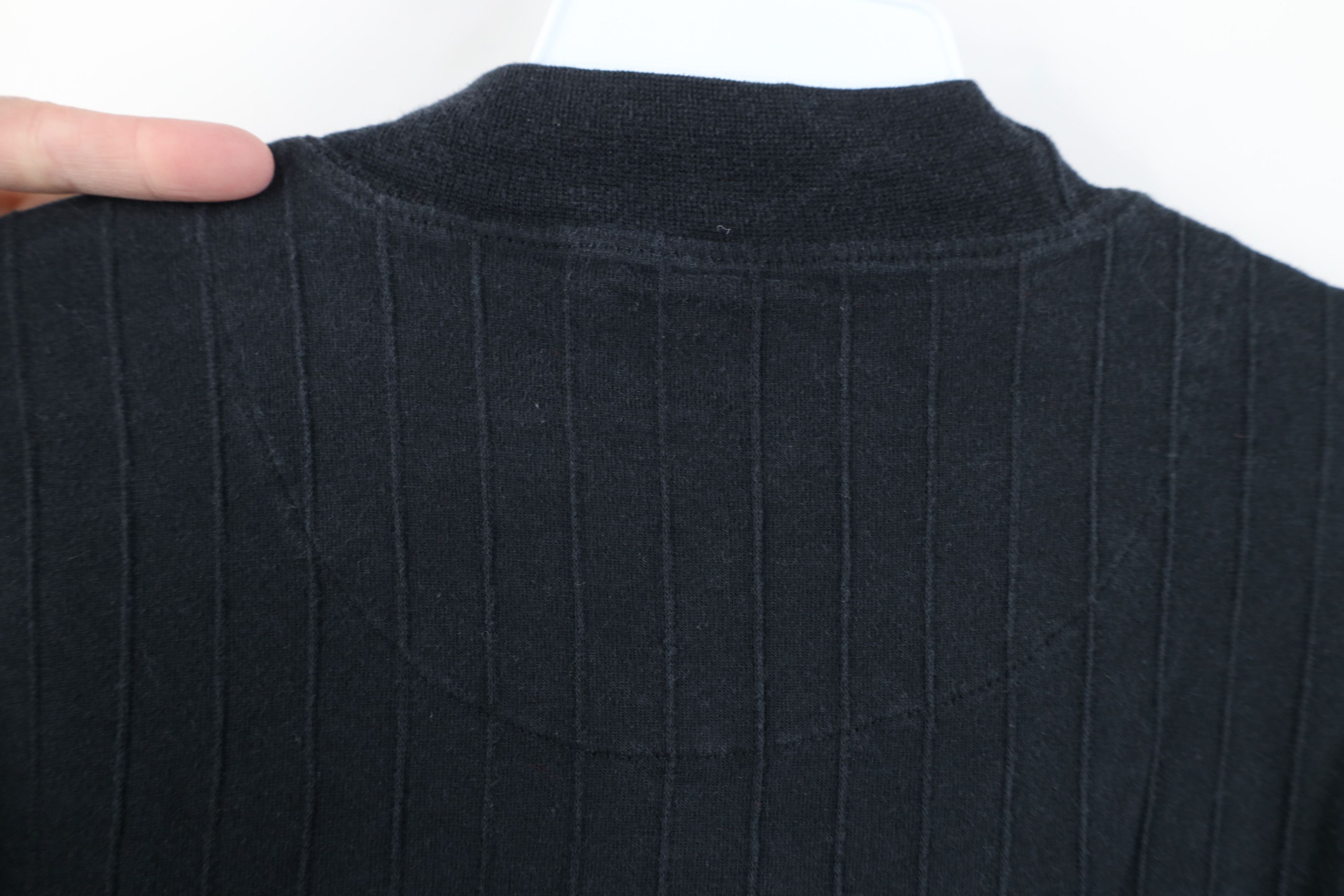 Vintage Vintage 90s Streetwear Ribbed Mock Neck Long Sleeve T-Shirt Size US XL / EU 56 / 4 - 9 Thumbnail