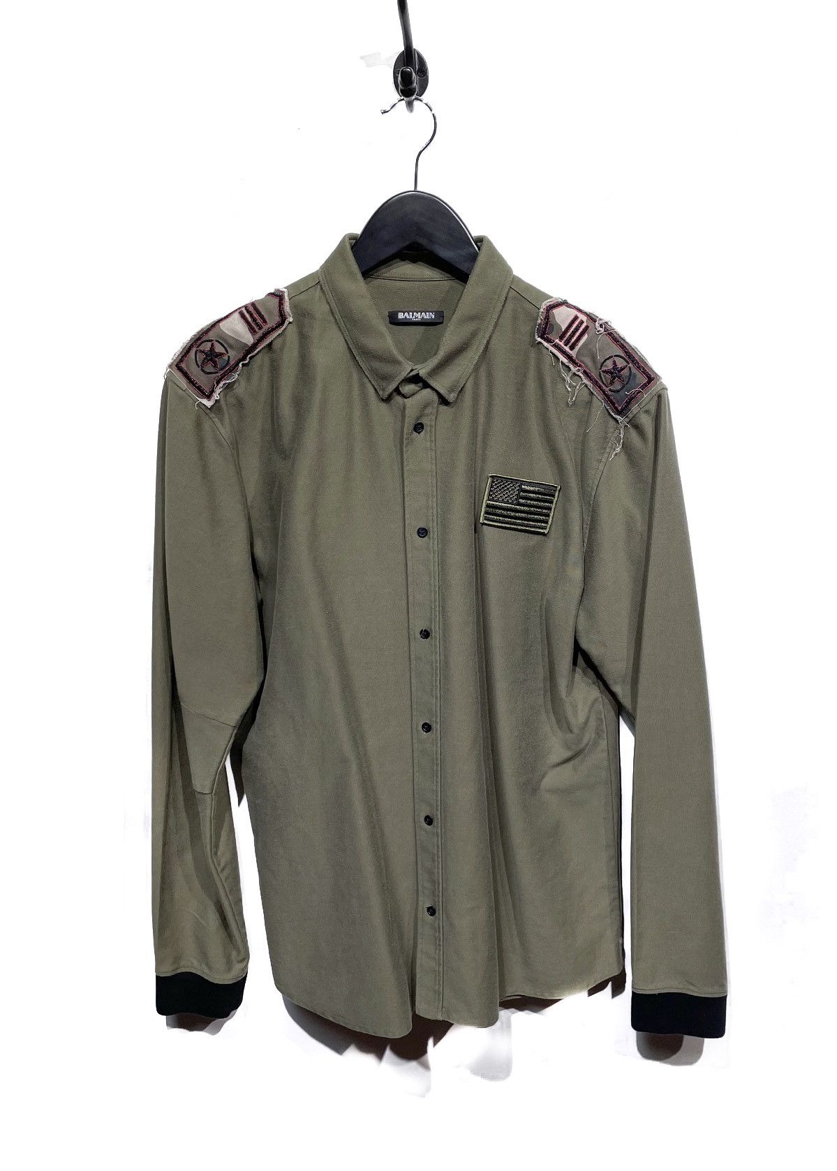 Balmain Balmain Army Thick Shirt Size US L / EU 52-54 / 3 - 1 Thumbnail