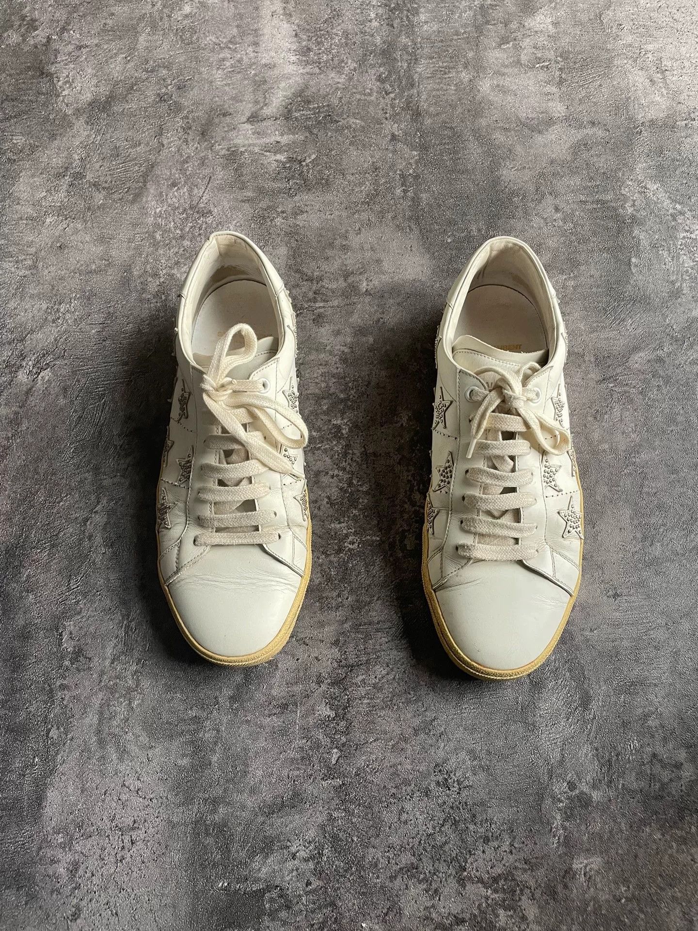 Saint Laurent Paris Saint Laurent Star Studded Sneakers Size 41.5. Size US 8.5 / EU 41-42 - 1 Thumbnail