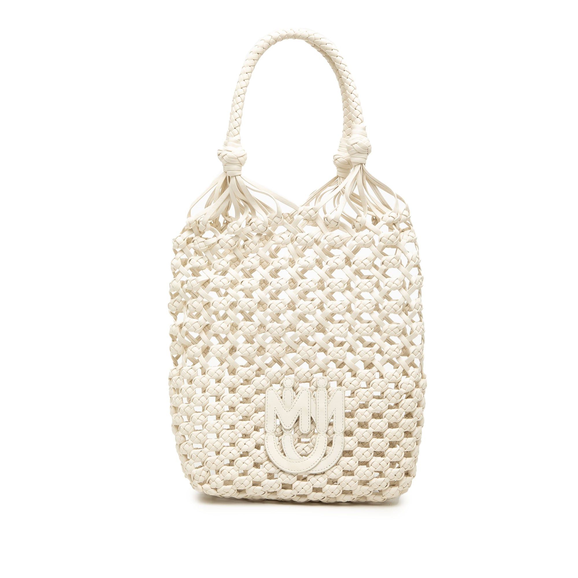 Miu Miu Nappa Macrame Bucket Bag Size ONE SIZE - 1 Thumbnail