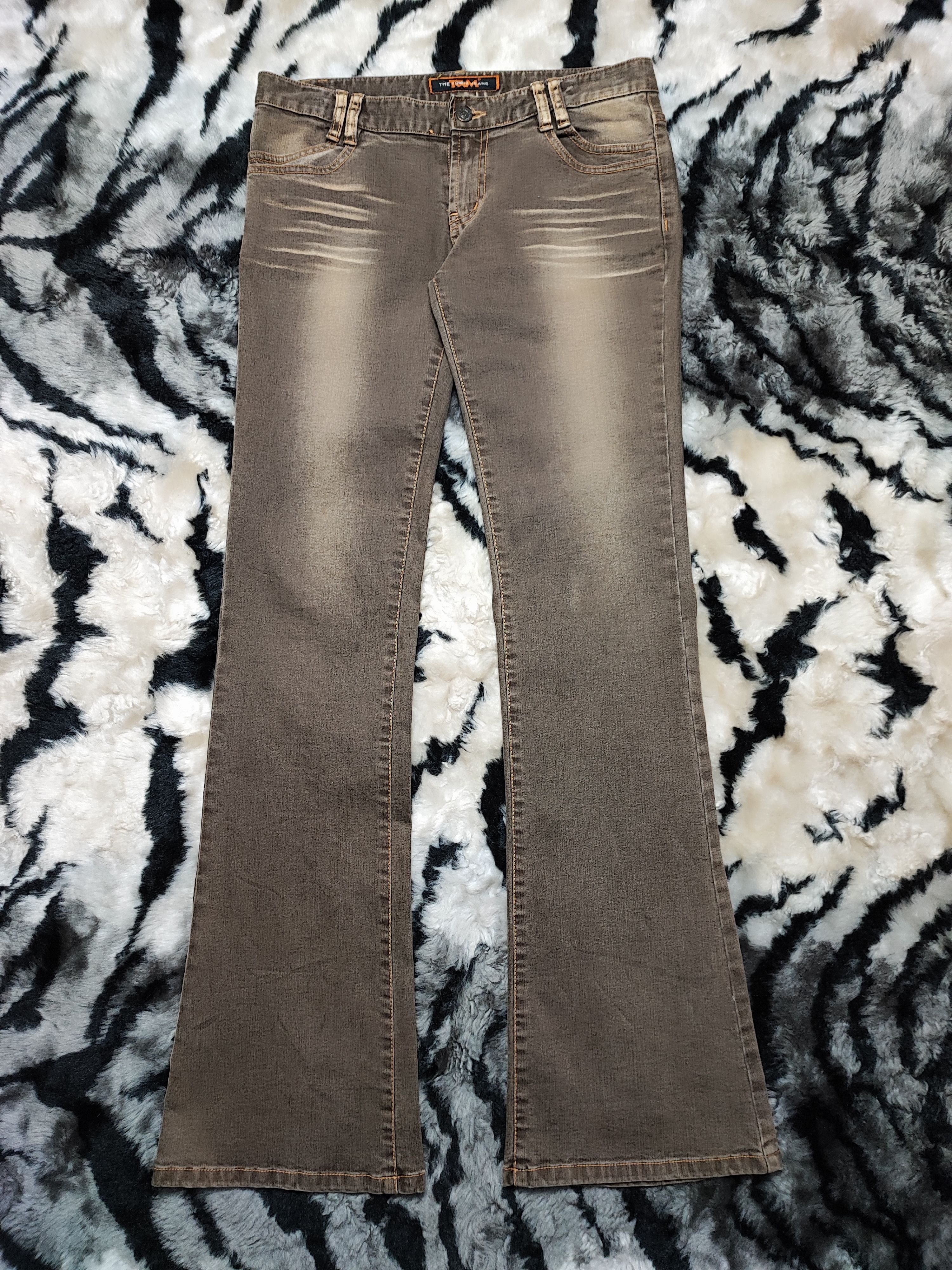 Japanese Brand Rusty Flare Jeans Low Rise Size US 31 - 2 Thumbnail