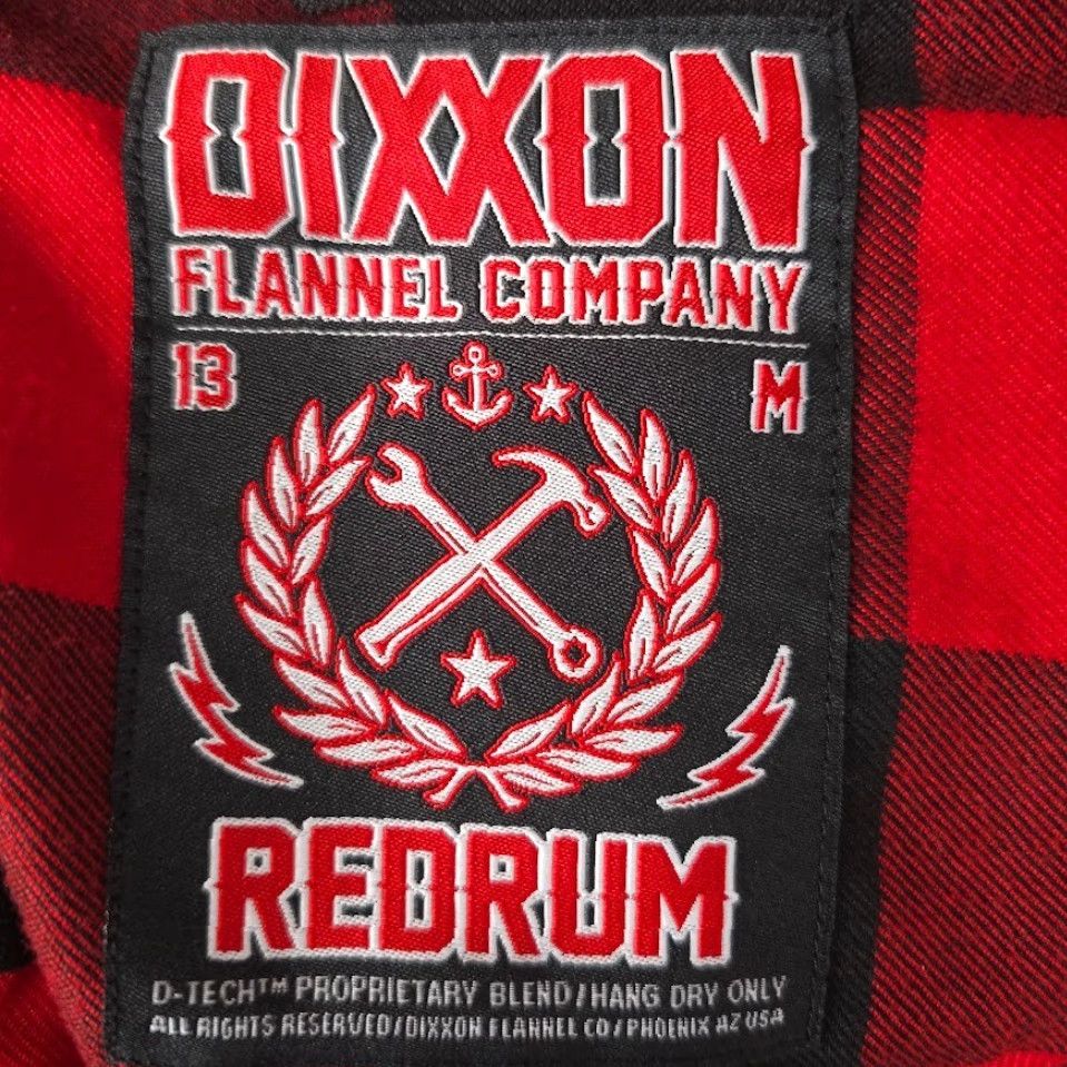Vintage Dixxon Flannel Shirt Mens Size Medium Red The Shining Horror Plaid Shirt Size US M / EU 48-50 / 2 - 6 Thumbnail