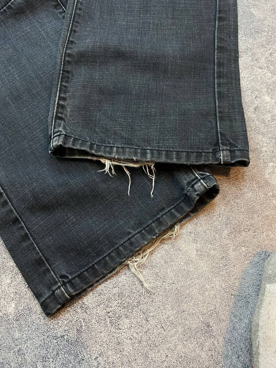 Japanese Brand Jeans Dirty Pants faded crash denim thrashed y2k distressed Size US 38 / EU 54 - 15 Thumbnail