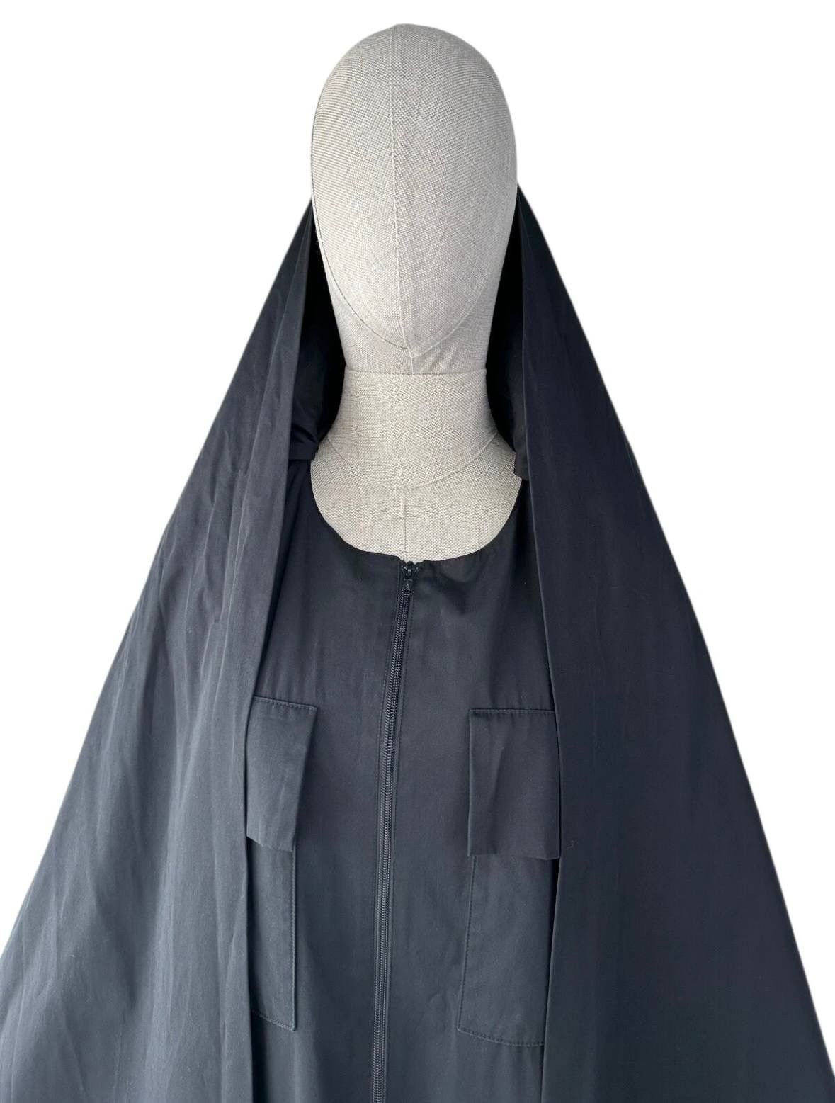 Other CHRISTA DE CAROUGE Avant Garde Black Oversized Coat Jacket Size ONE SIZE - 9 Thumbnail