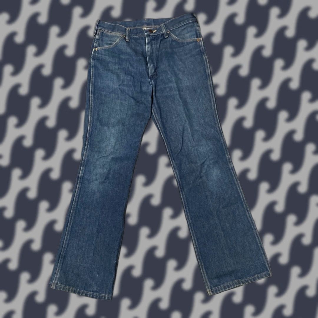 VINTAGE Wrangler 935DEN Denim Jeans Mens 32x29 Blue Bootcut 80s