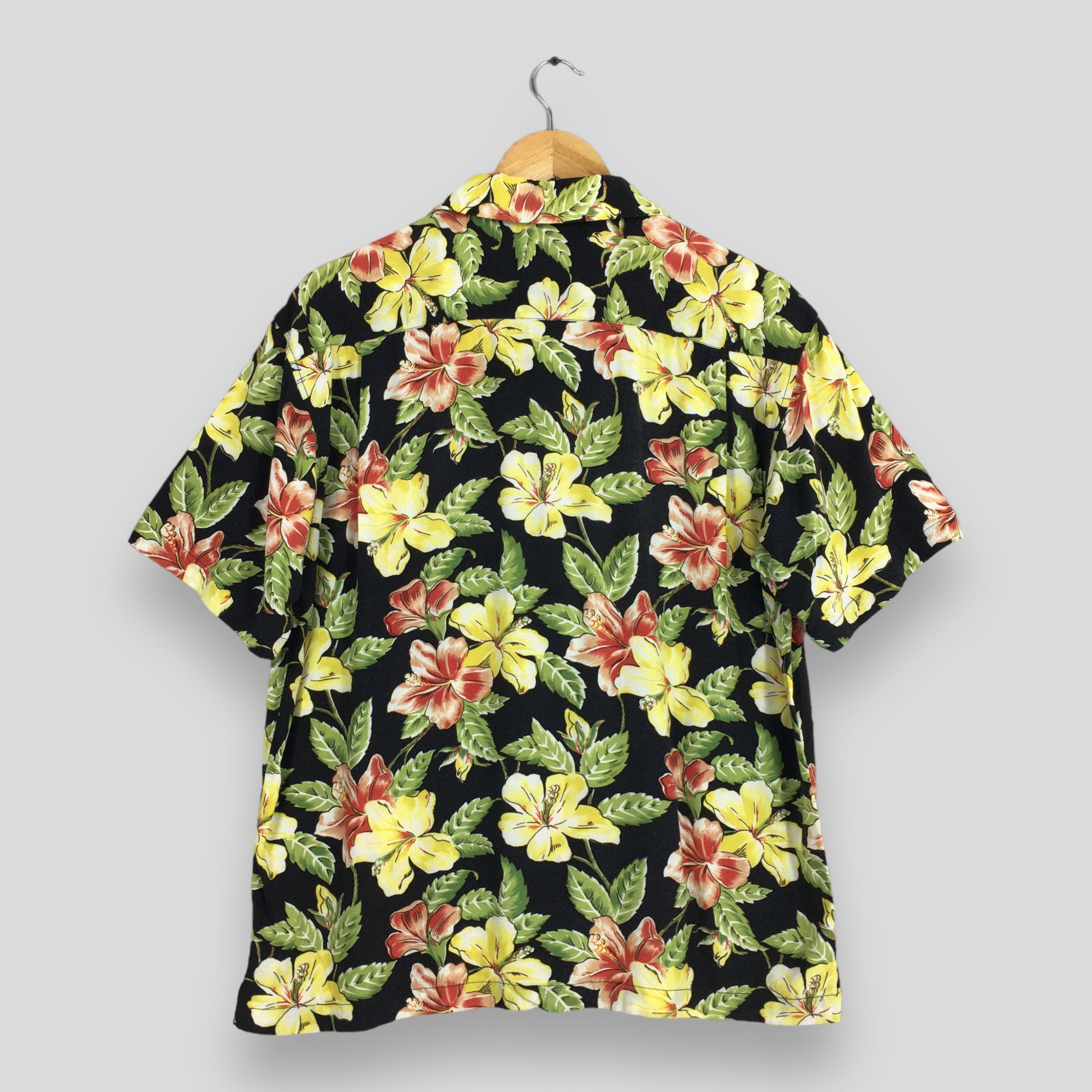 Vintage Tom Short Hawaiian Hibiscus Flower Tropical Hawaii Shirt M Size US M / EU 48-50 / 2 - 8 Thumbnail
