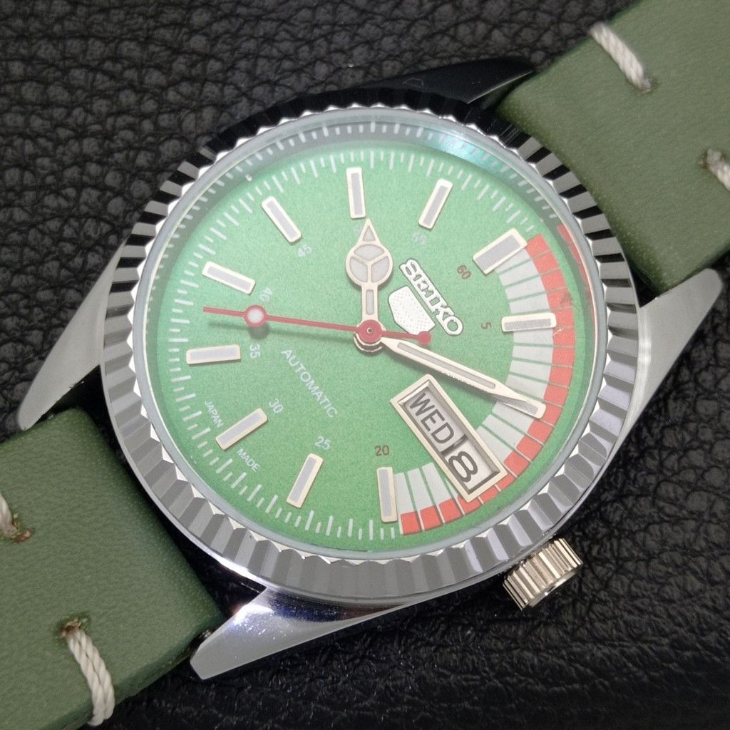 Seiko REFURBISHED VINTAGE SEIKO 5 AUTO JAPAN MENS WATCH a440705 Size 38 - 6 Thumbnail