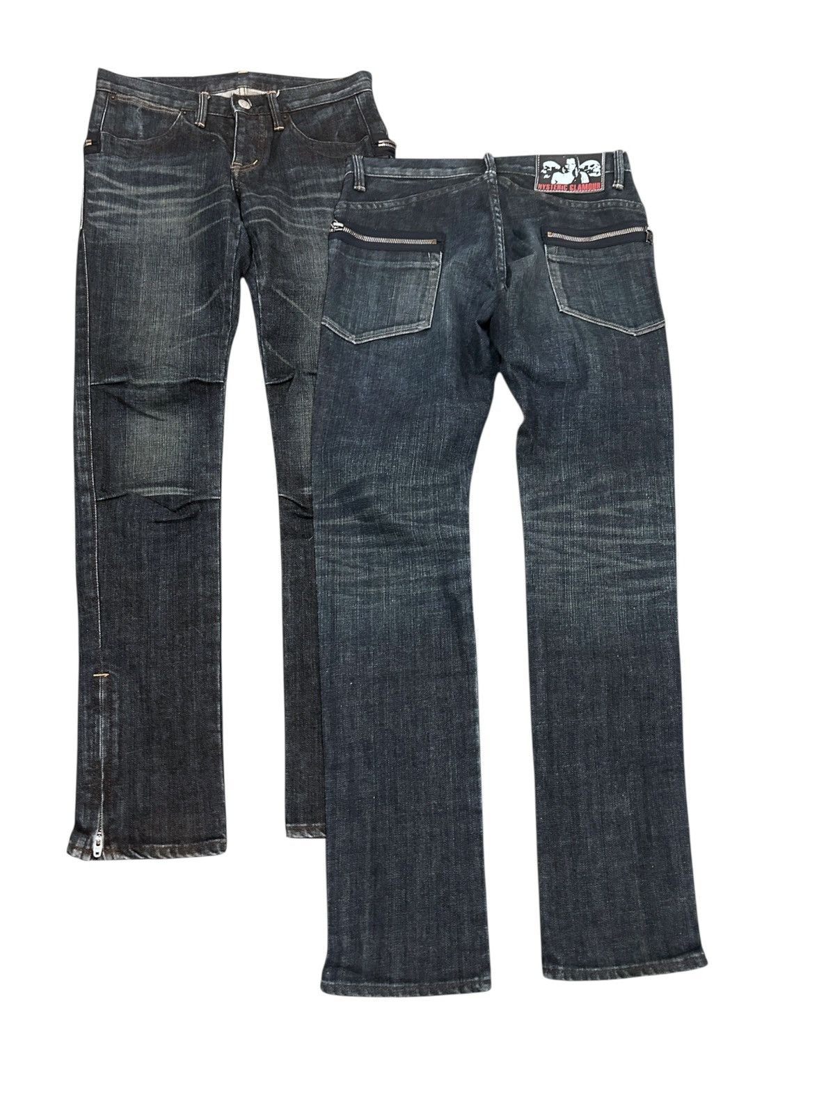 Hysteric Glamour Hysteric Glamour Rare Jeans Straight Leg Crazy Details Size 25" / US 0 / IT 36 - 1 Thumbnail