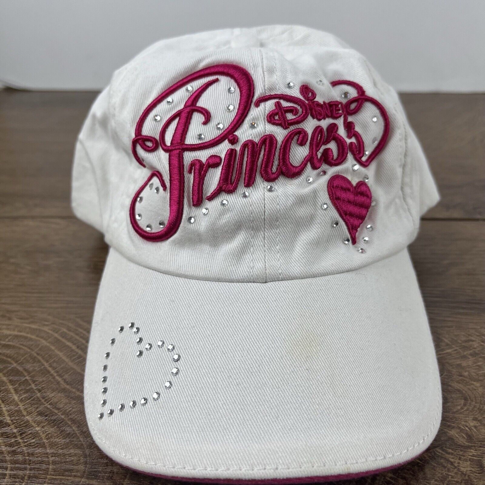 Disney Disney Princess Hat White Cap Hat Adjustable Hat White Adult Size ONE SIZE - 5 Thumbnail