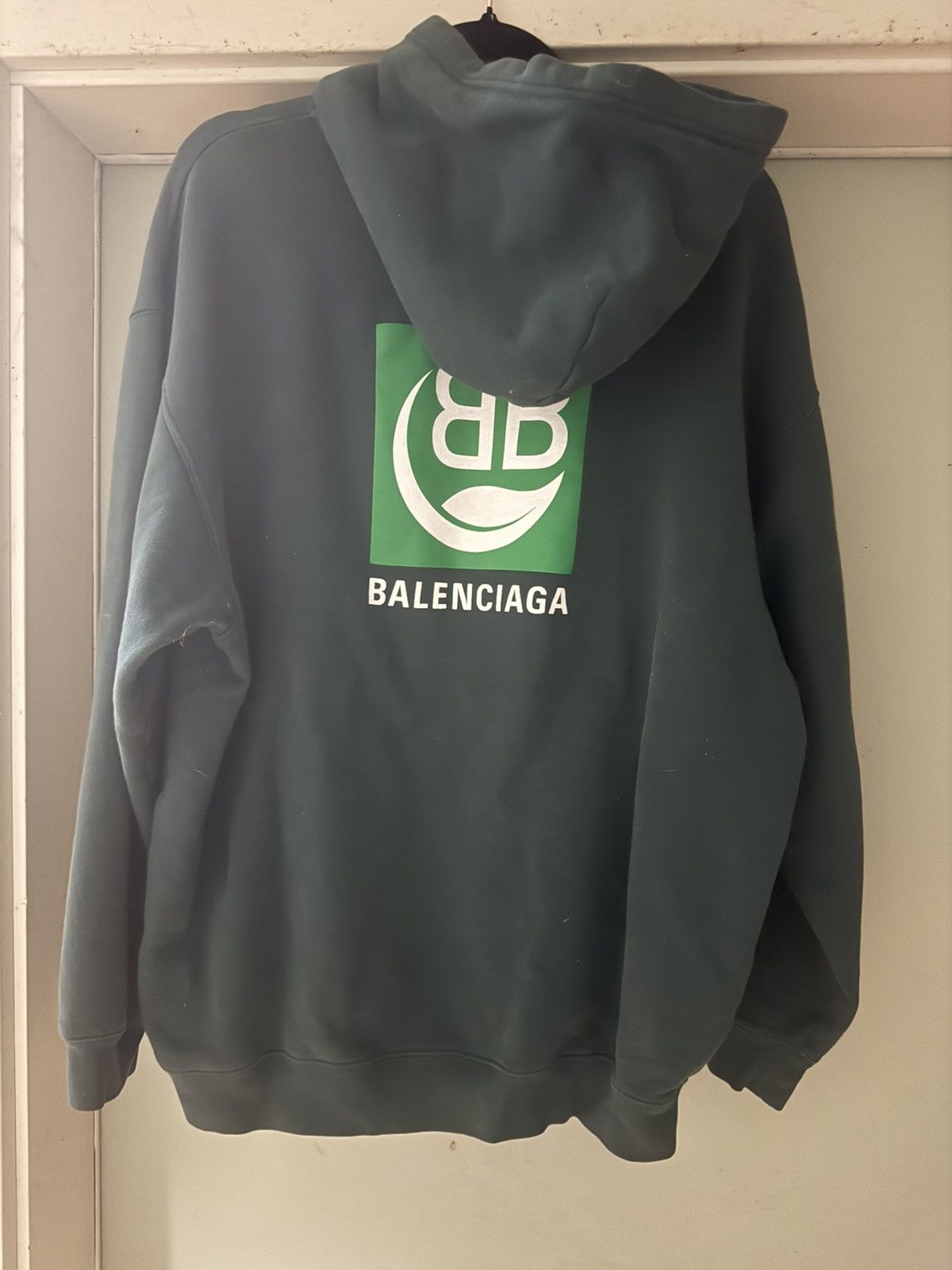 Balenciaga Rare Balenciaga Bio Leaf Hoodie Size US S / EU 44-46 / 1 - 1 Thumbnail
