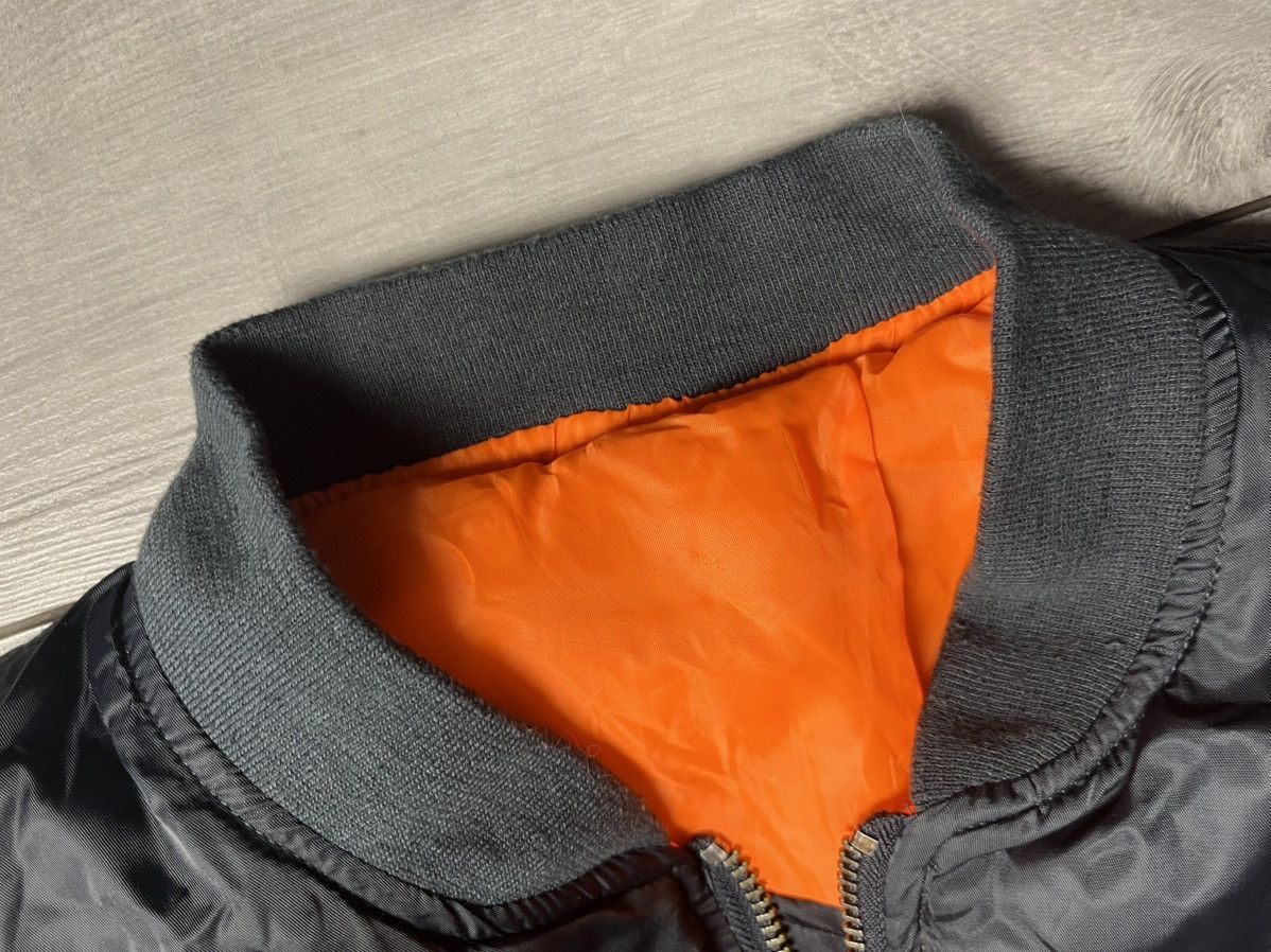 Band Tees Vintage STATUS QUO Bomber jacket MA-1 reversible Raf simons Size US L / EU 52-54 / 3 - 6 Thumbnail