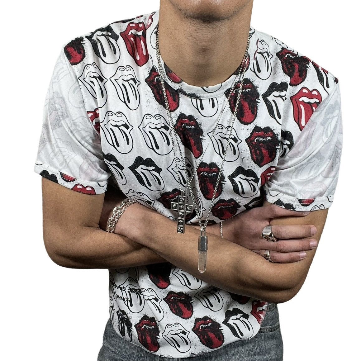 Comme des Garcons Homme Plus Comme des Garçons Homme Plus SS06 Rolling Stones T-Shirt Size US S / EU 44-46 / 1 - 3 Thumbnail