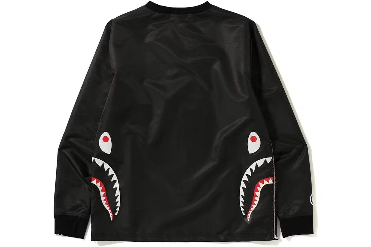 Bape BAPE Side Zip Shark Windbreaker Black Size US XL / EU 56 / 4 - 3 Thumbnail